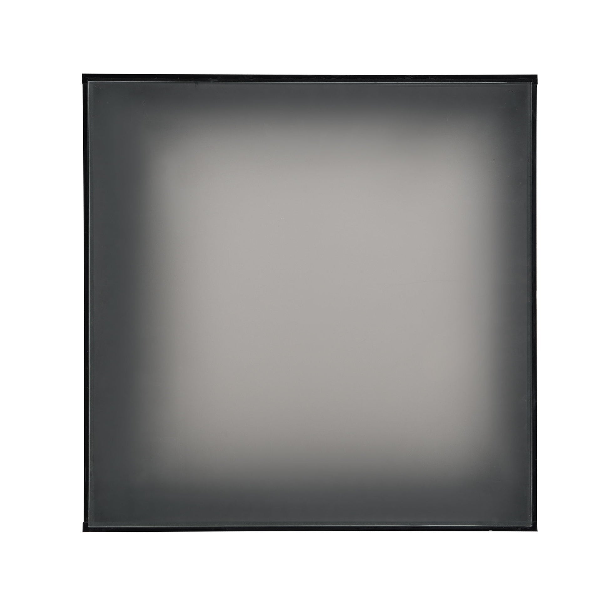 Square High Glossy Coffee Table With 16 Color Led Strip Lights, Modern Center Table With 5Mm Frosted Tempered Glass Top For Living Room - Best Buy Furniture