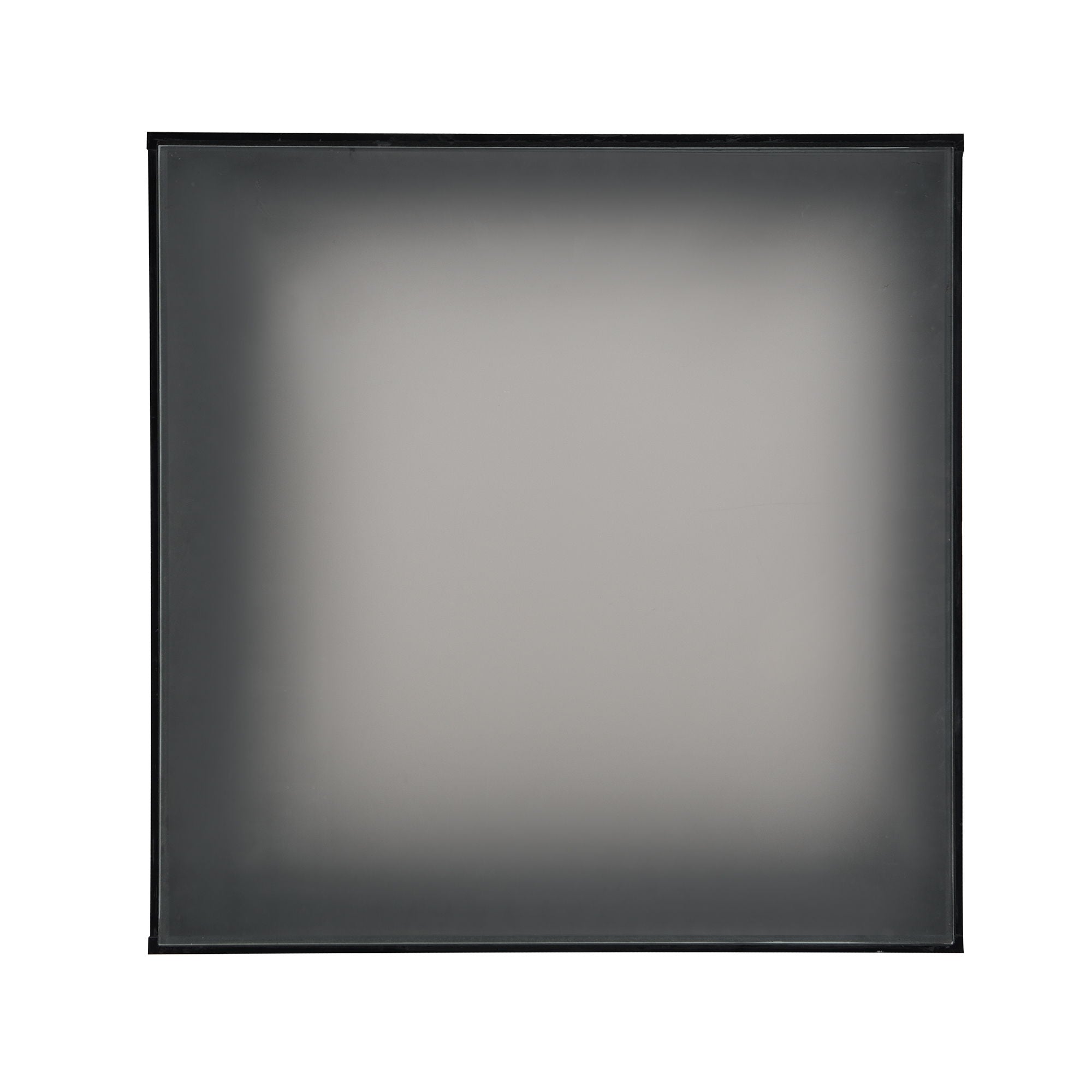 Square High Glossy Coffee Table With 16 Color Led Strip Lights, Modern Center Table With 5Mm Frosted Tempered Glass Top For Living Room - Best Buy Furniture