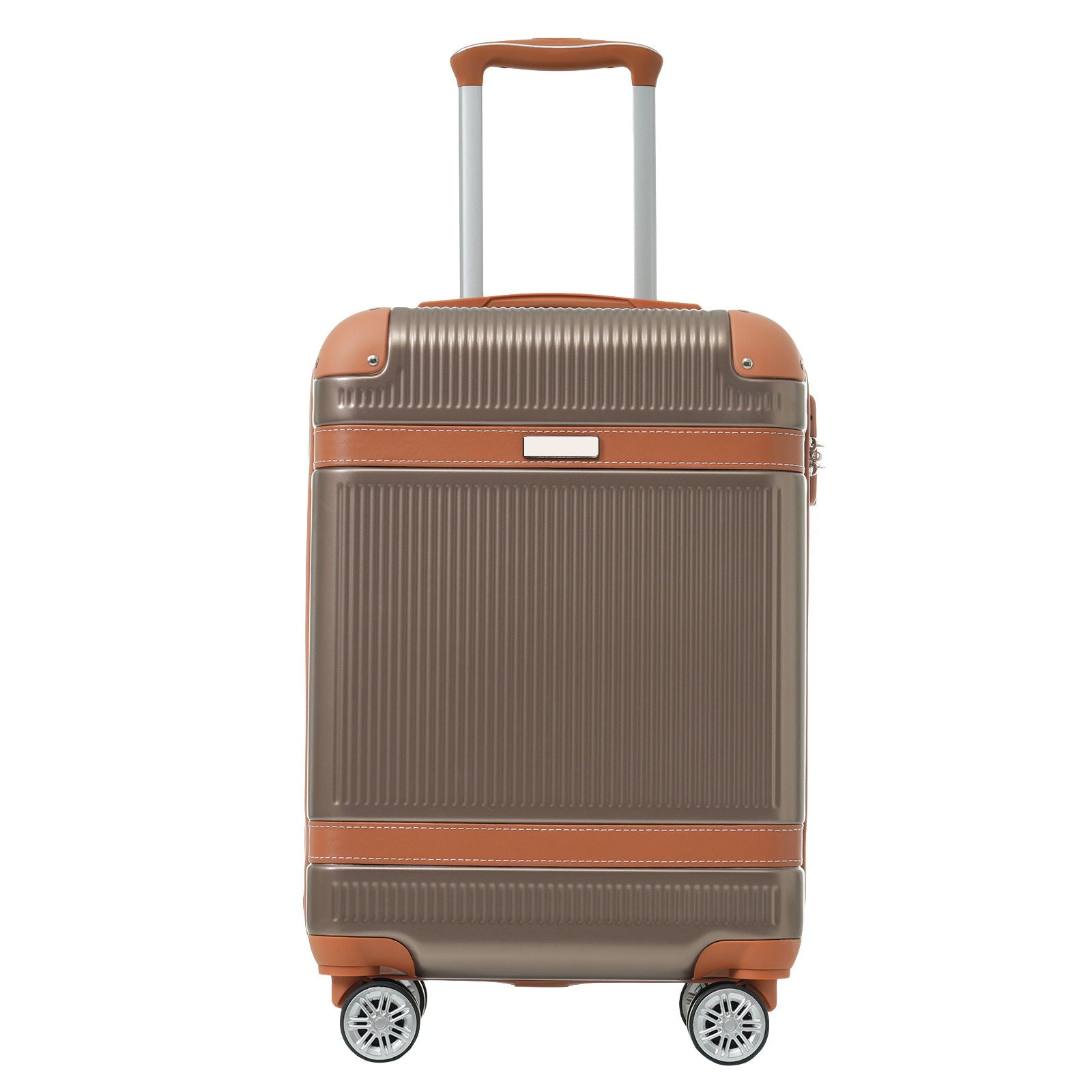 Hardshell Luggage Sets 3 Piece Carry On Suitcase Double Spinner Wheels With Tsa Lock