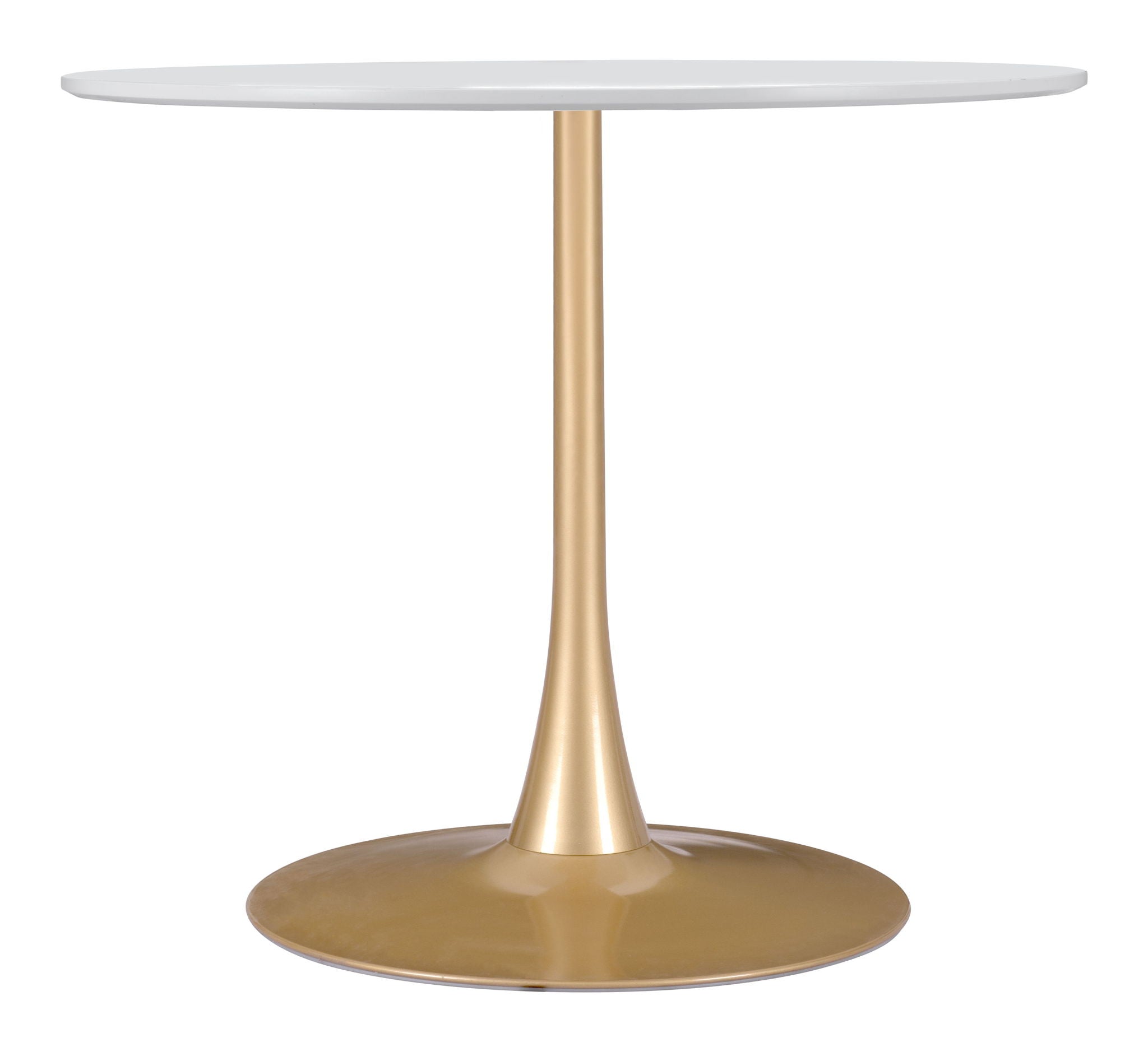 Opus - Dining Table - White / Gold