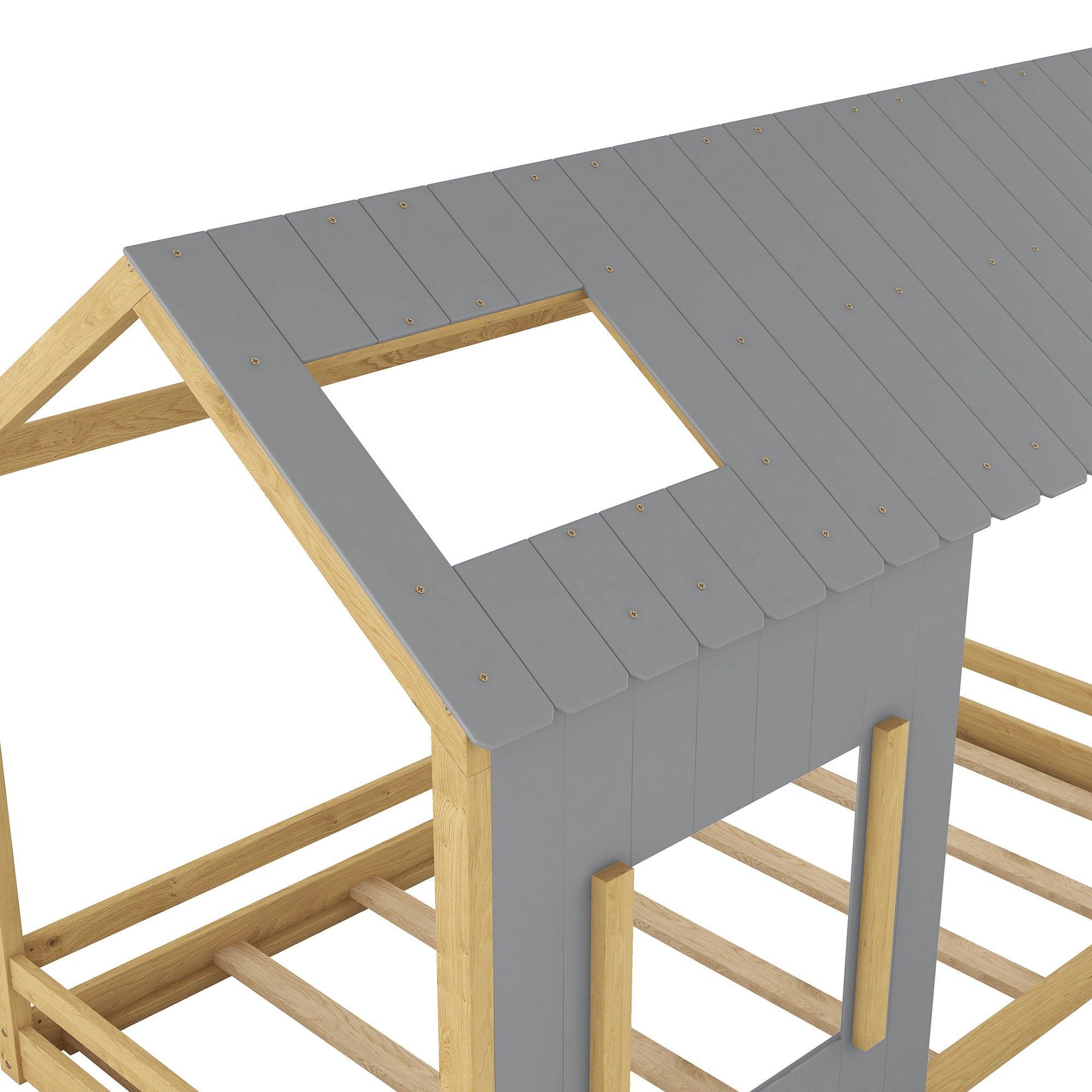 House Bed With Roof And Window