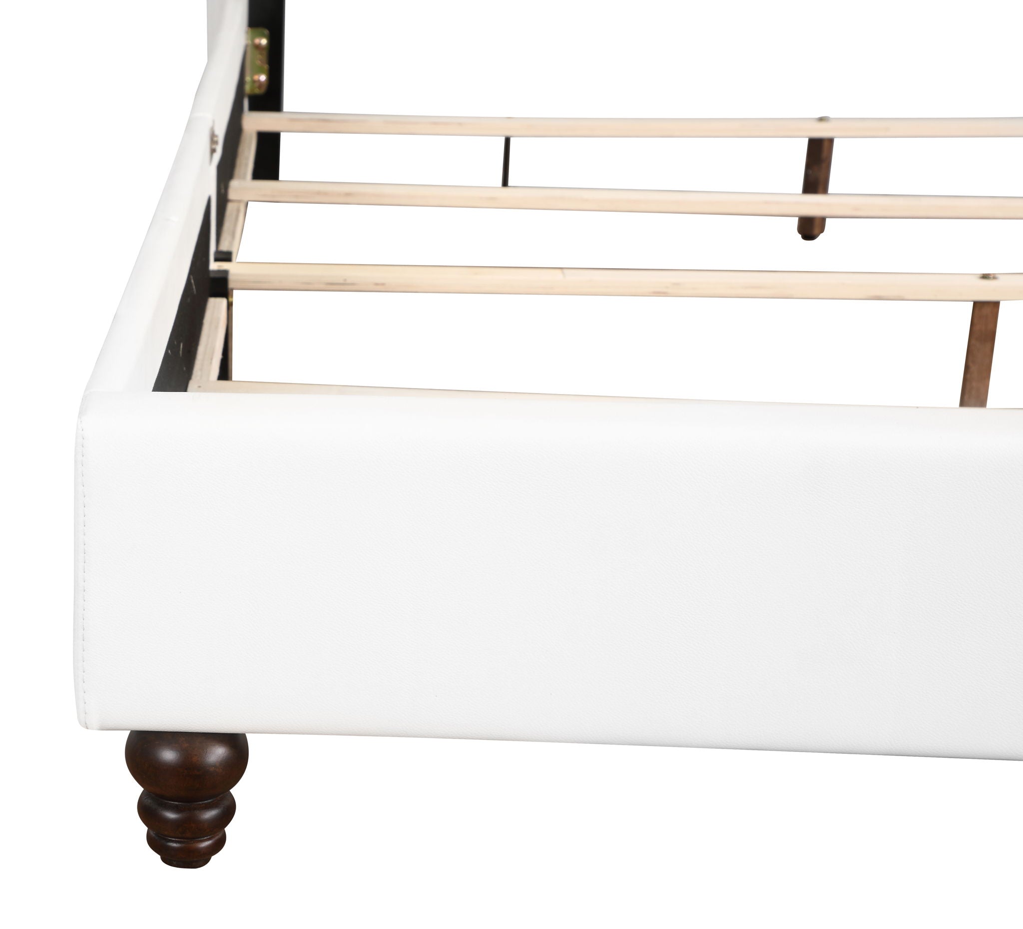 Upholstered Velvet Bed Transitional