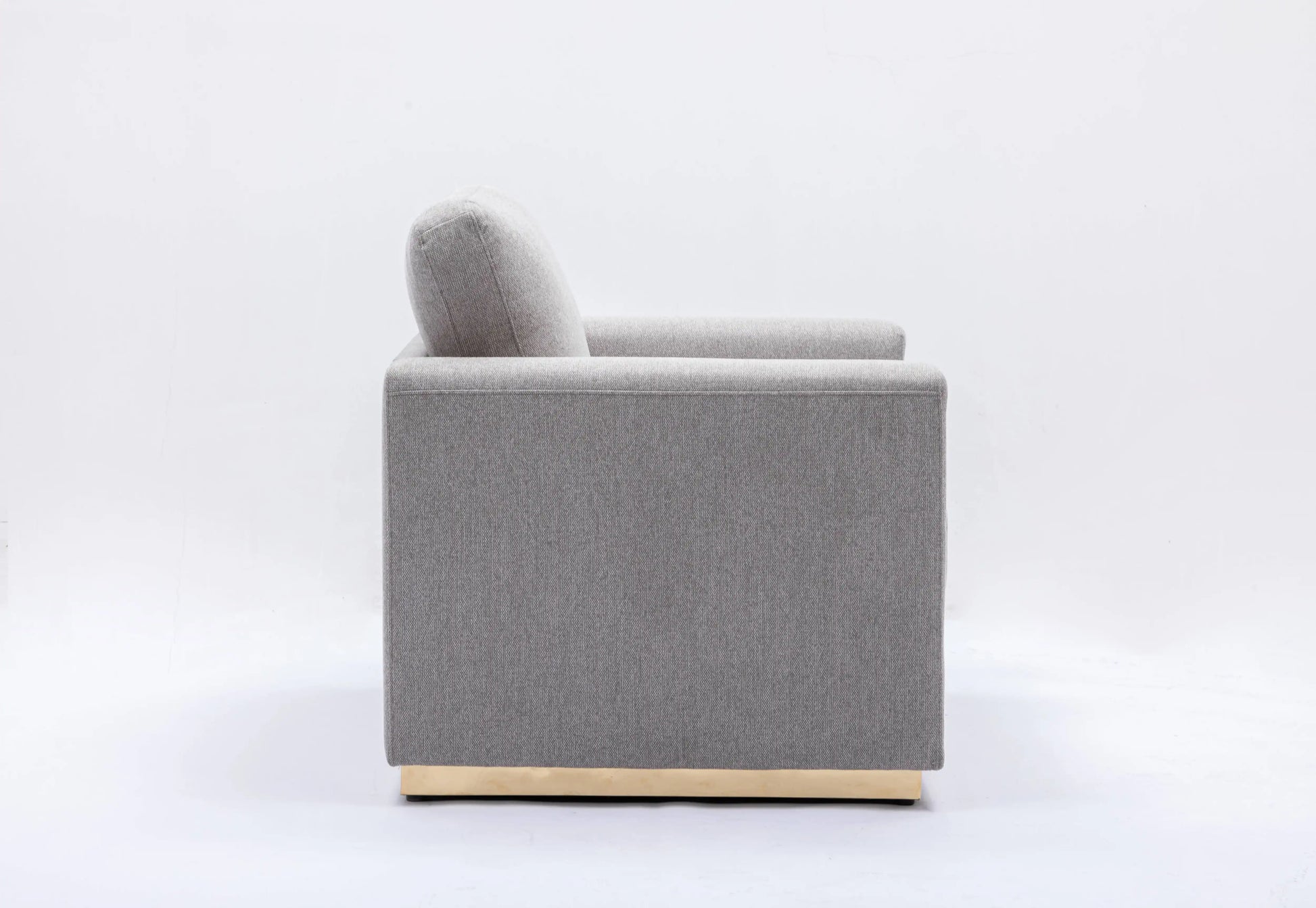 Valin - Linen Chair For Living Room - Gray - Best Buy Furniture