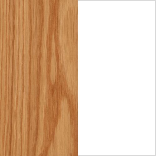 Realyn - Round End Table - White / Brown - Best Buy Furniture