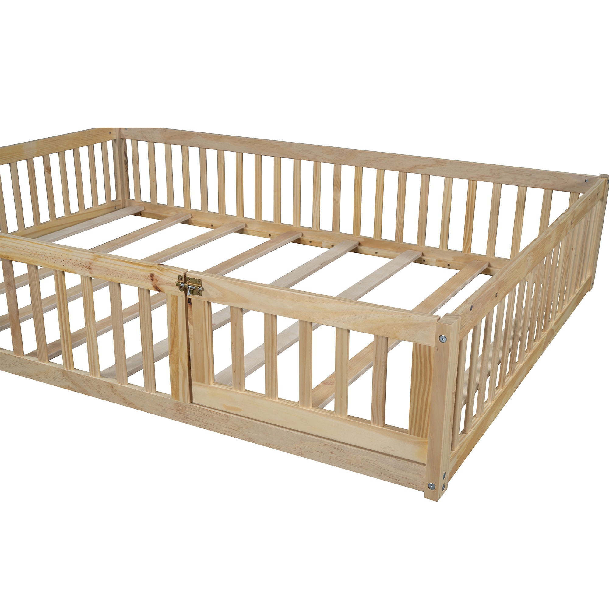 House Platform Bed With Guardrail