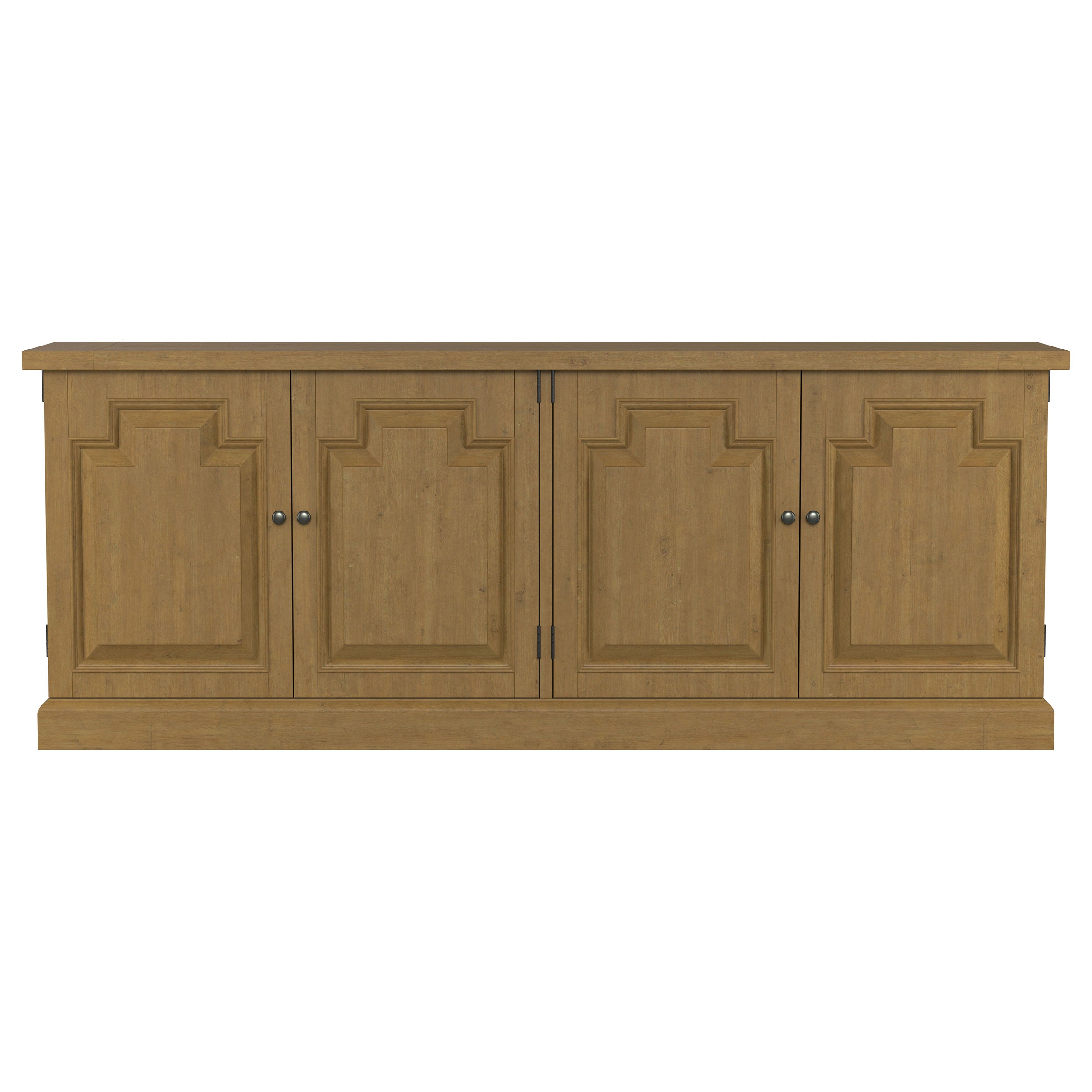 Florence 4-door Dining Sideboard Buffet Cabinet Rustic Honey-CoasterElevations