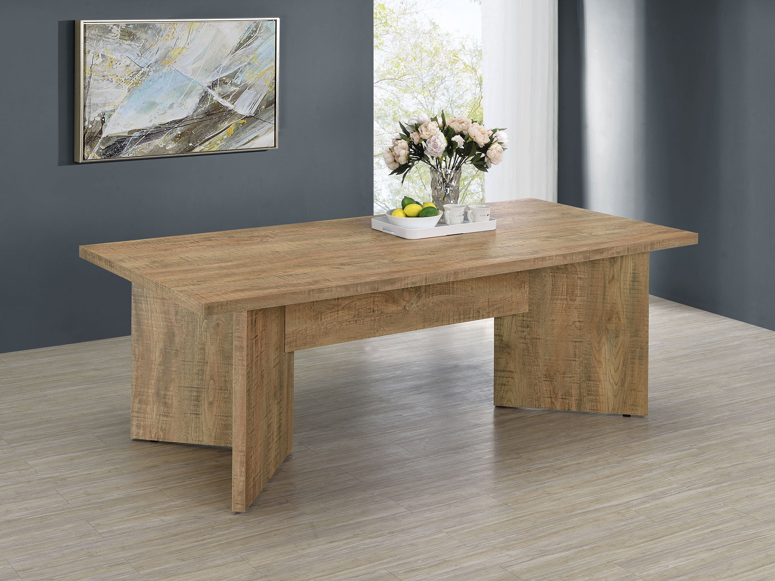 Jamestown 84-inch Composite Wood Dining Table Mango-CoasterEveryday