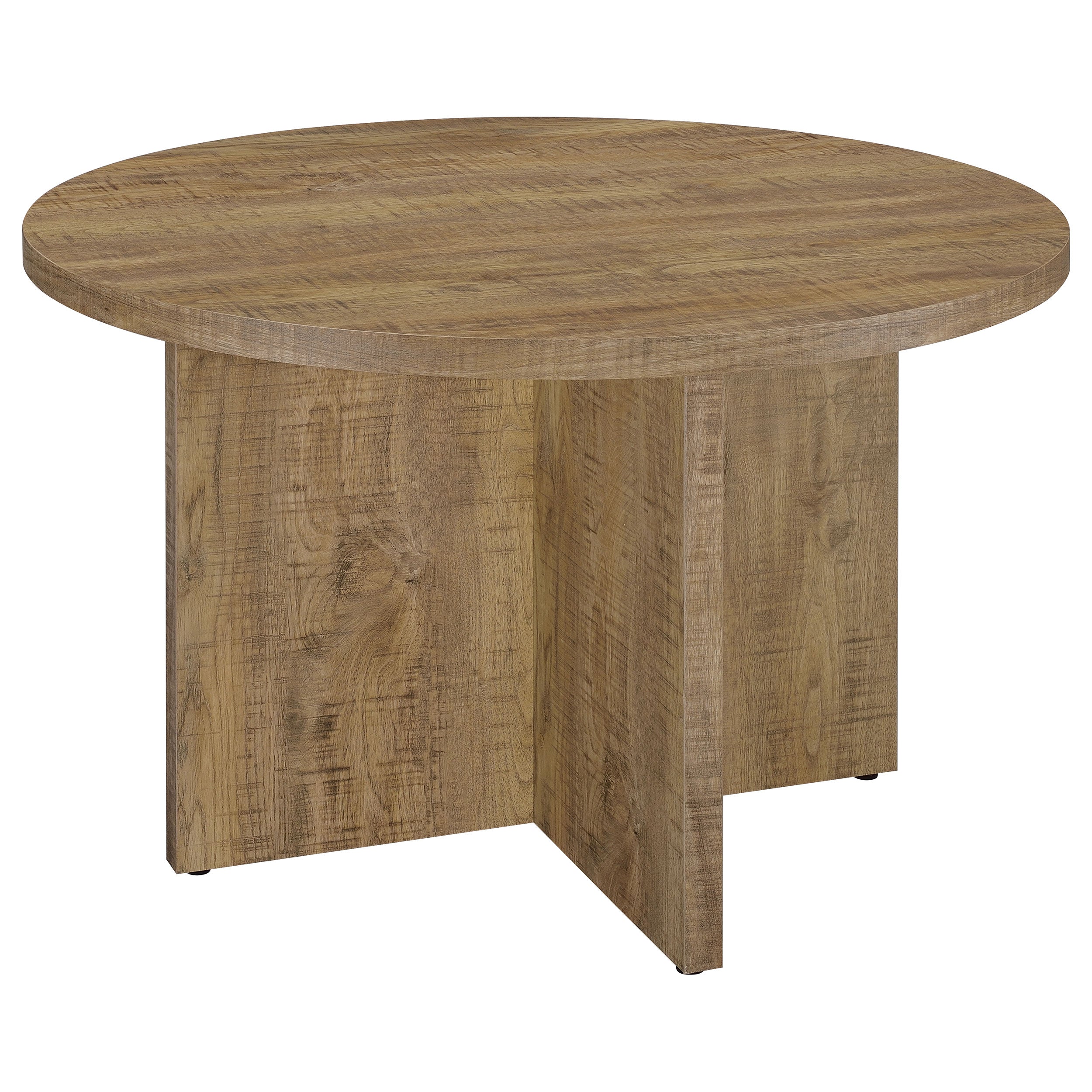 Jamestown Round 47-inch Composite Wood Dining Table Mango-CoasterEveryday
