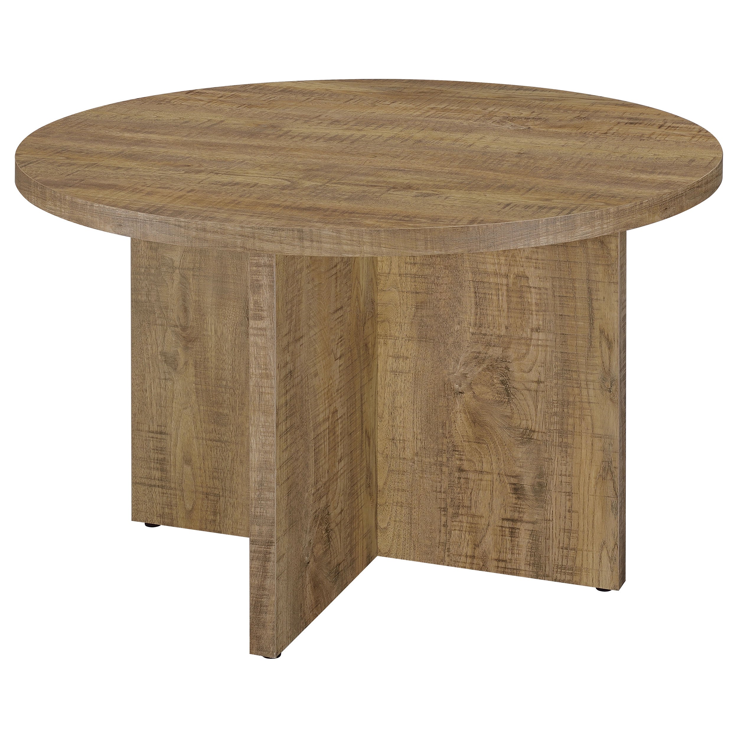 Jamestown Round 47-inch Composite Wood Dining Table Mango-CoasterEveryday