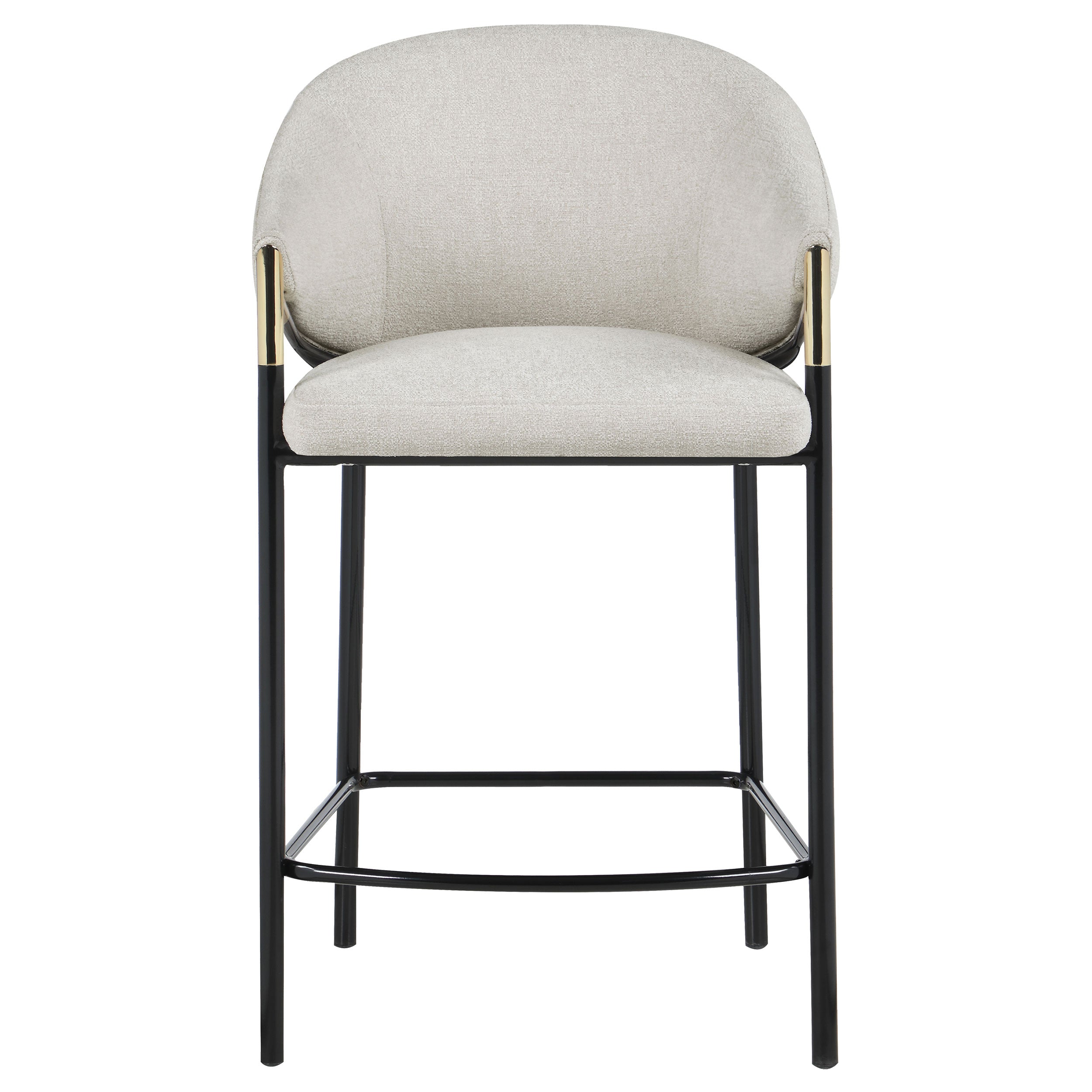 Chadwick Fabric Upholstered Counter Chair Beige (Set of 2)-CoasterEssence
