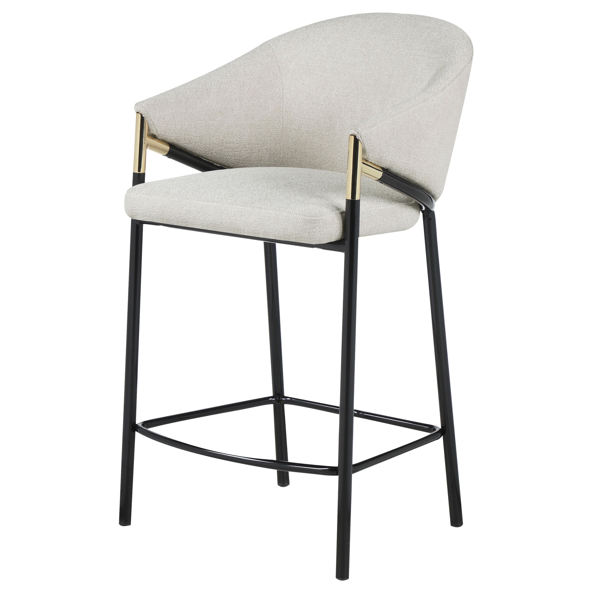 Chadwick Fabric Upholstered Counter Chair Beige (Set of 2)-CoasterEssence