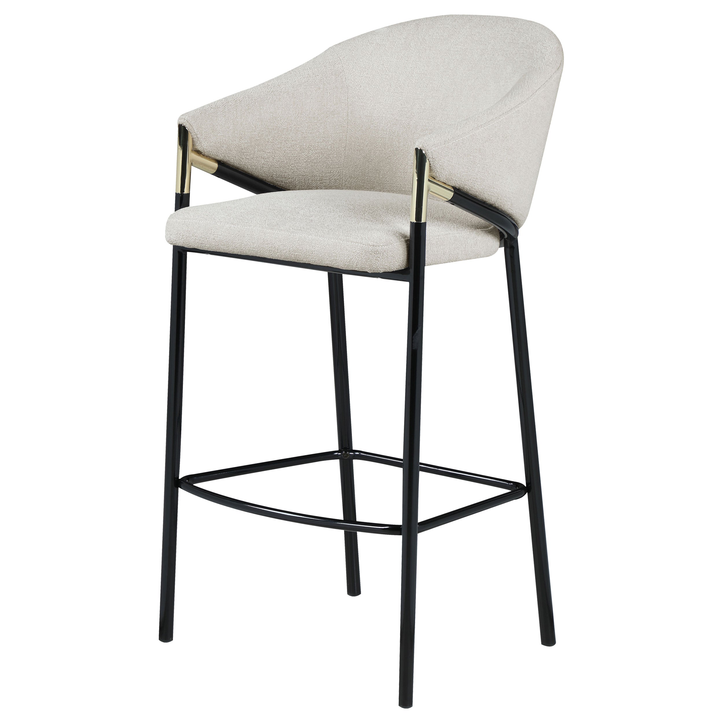 Chadwick Fabric Upholstered Bar Chair Beige (Set of 2)-CoasterEssence