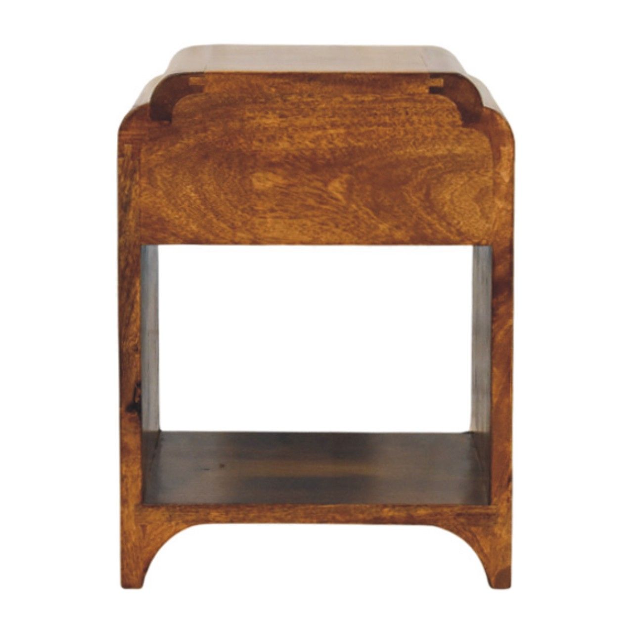 Newton - Mini Nightstand With A Drawer And Open Shelf