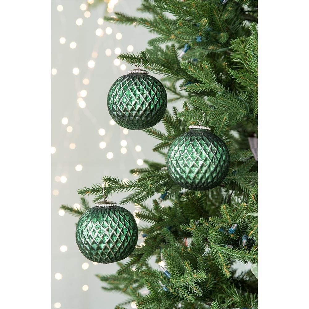 Christmas Ball Ornaments, Glass Decorative Hanging Ball Christmas Tree Ornaments For Holiday Decorations