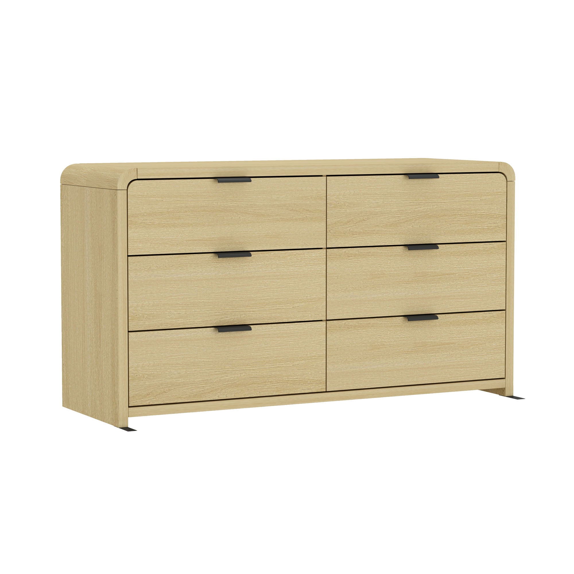 Grace - Dresser With 6 Drawers - Oak
