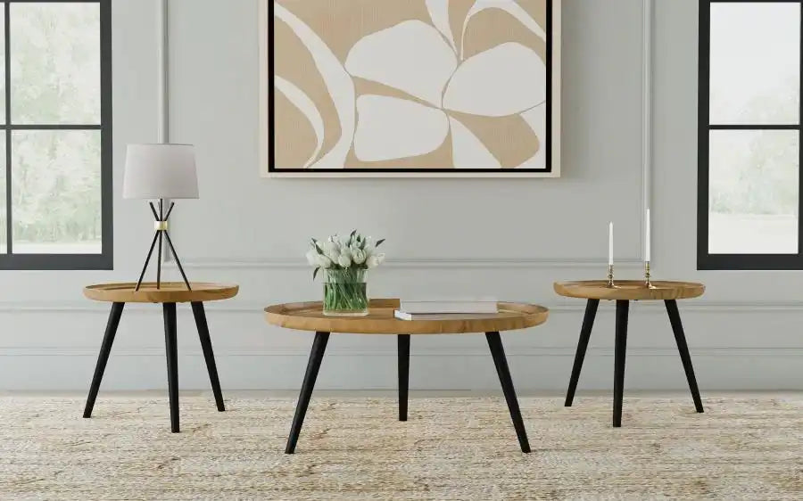 Zoe - Mango Wood Coffee Table Set