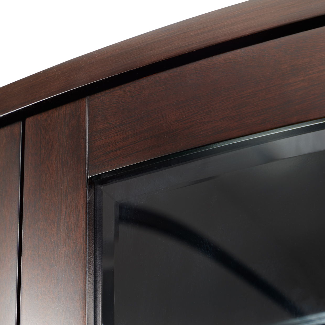 Camellia Field - Display Cabinet - Warm Pecan