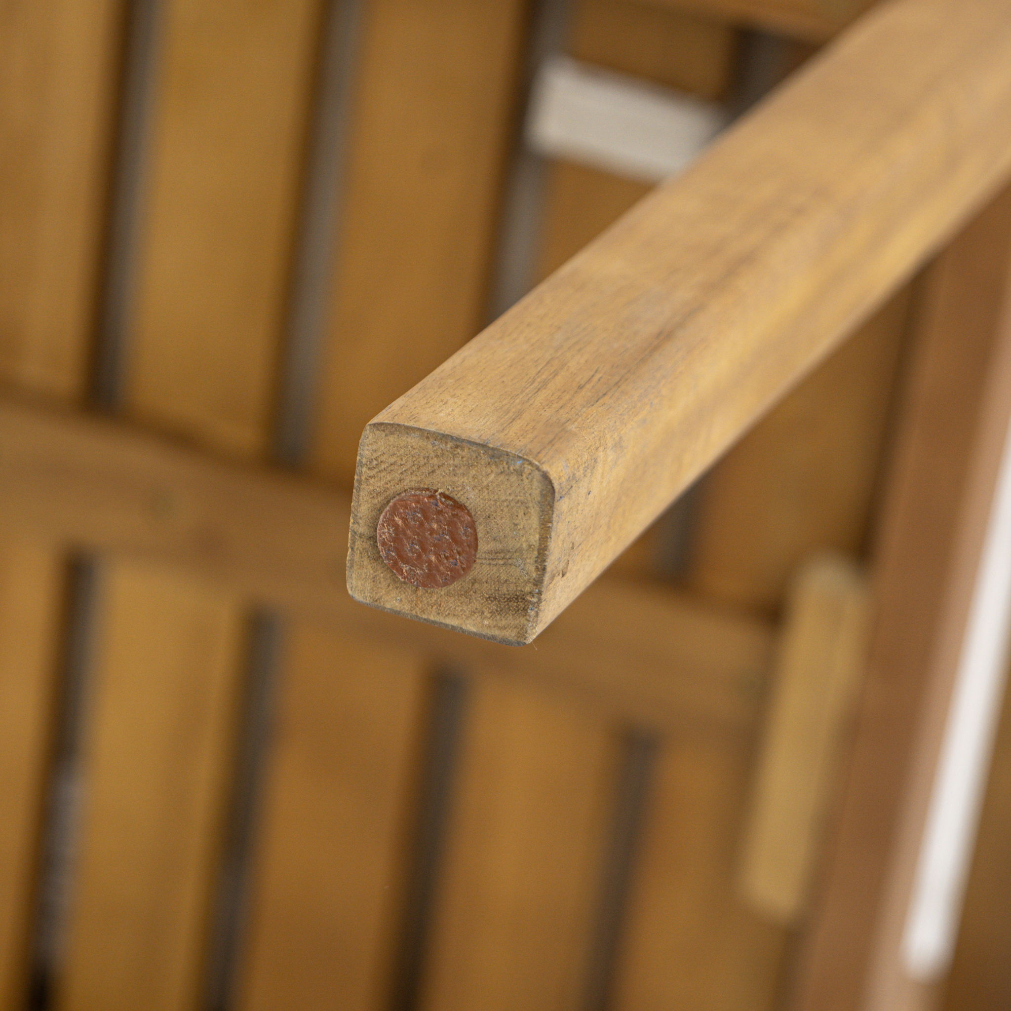 Preston - Outdoor Dining Chair With Cushion (Set of 2) - Teak / Beige