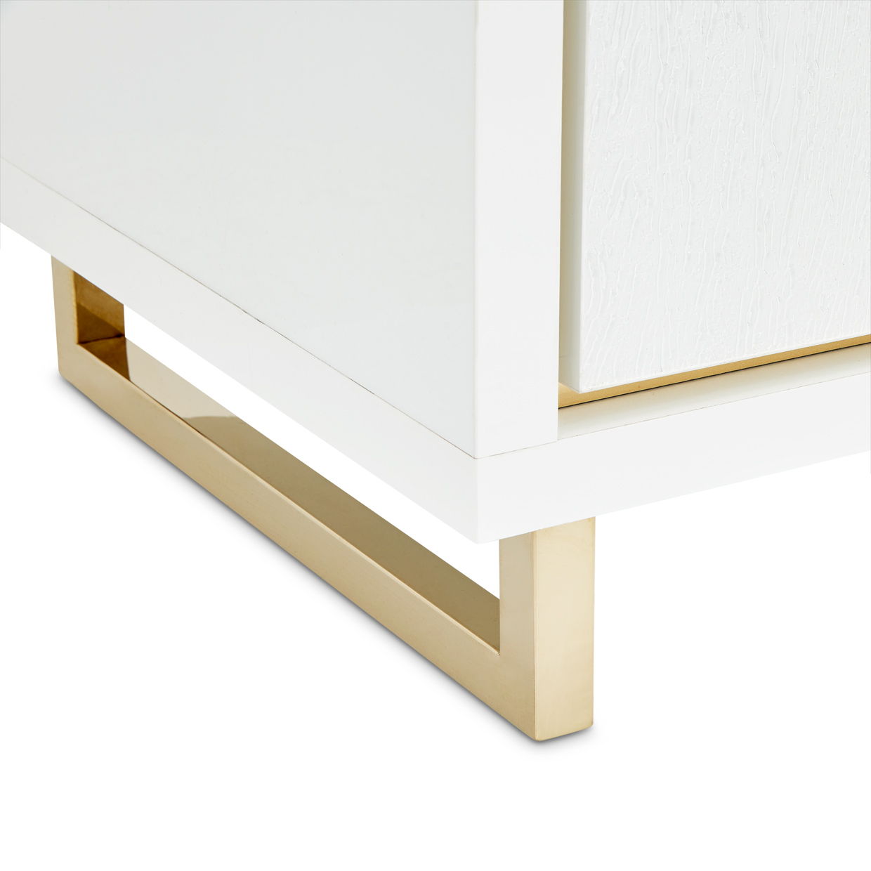 Palm Gate - Nightstand - Cloud White
