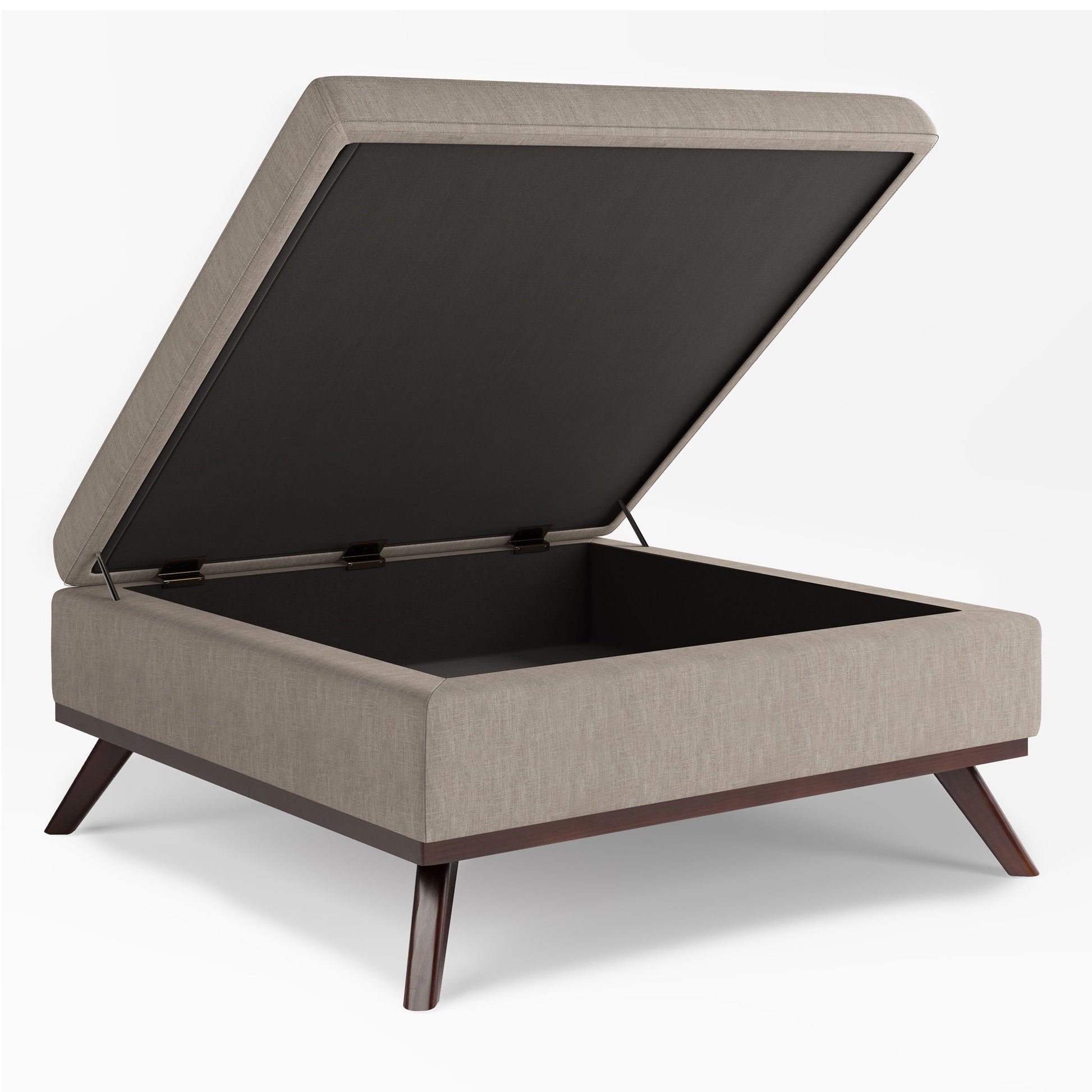 Owen - Multifunctional Square Coffee Table Storage Ottoman - Best Buy Furniture