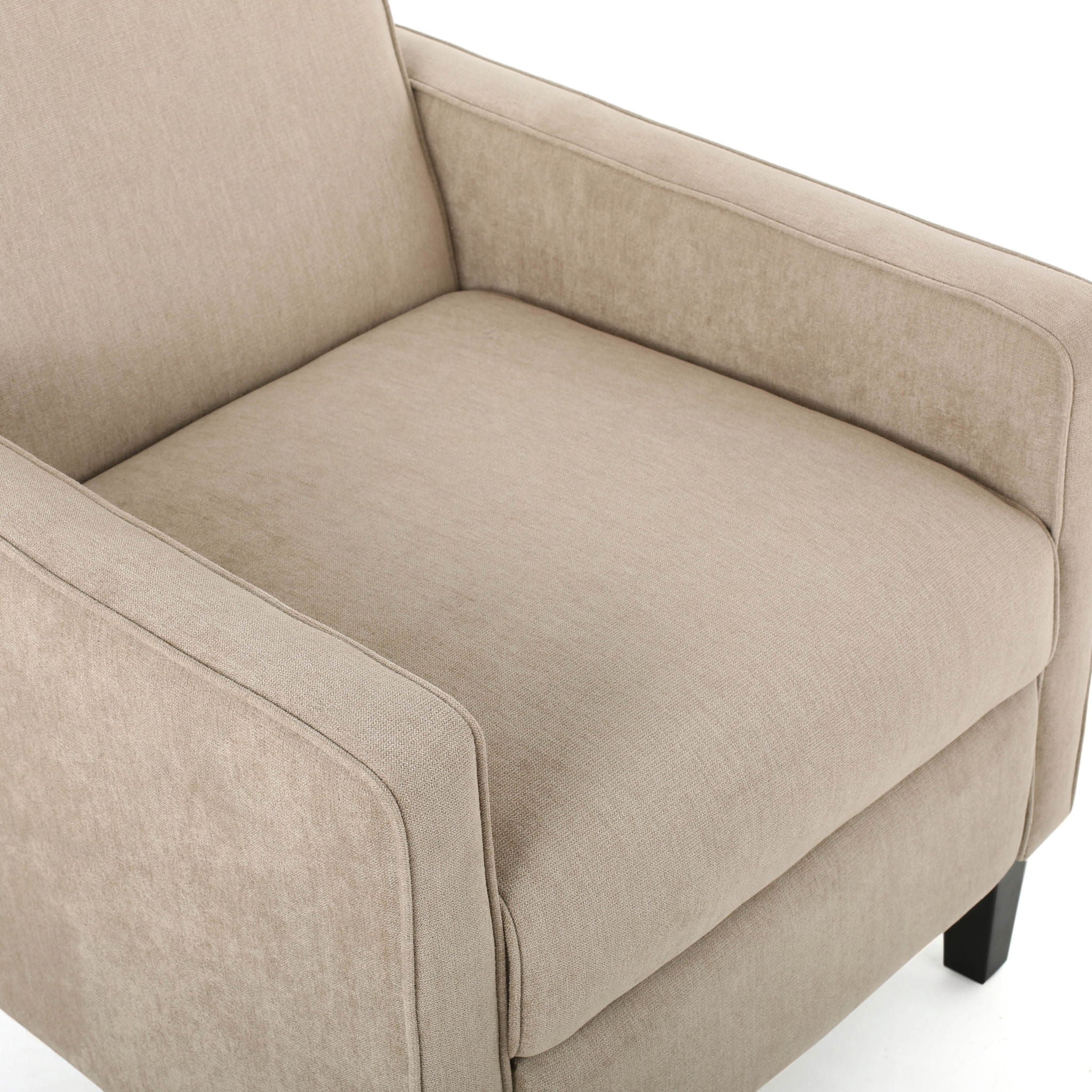Minimalist Design Fabric Push Back Chair