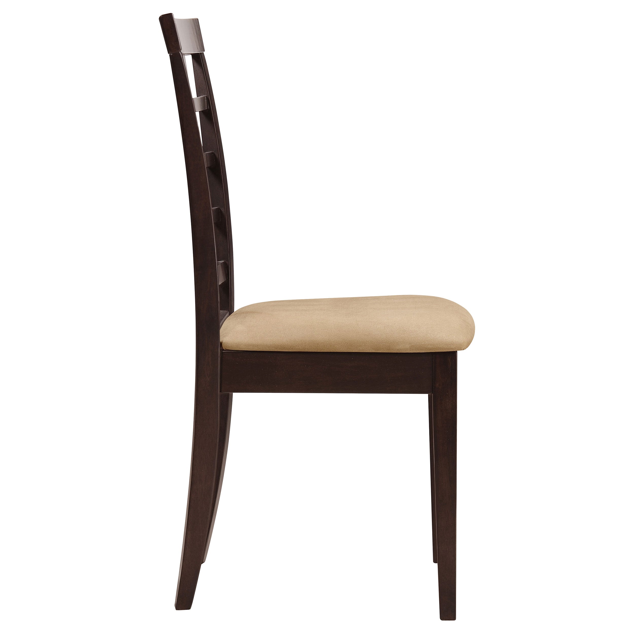 Kelso 3-piece Drop Leaf Dining Table Set Cappuccino and Tan-CoasterEveryday