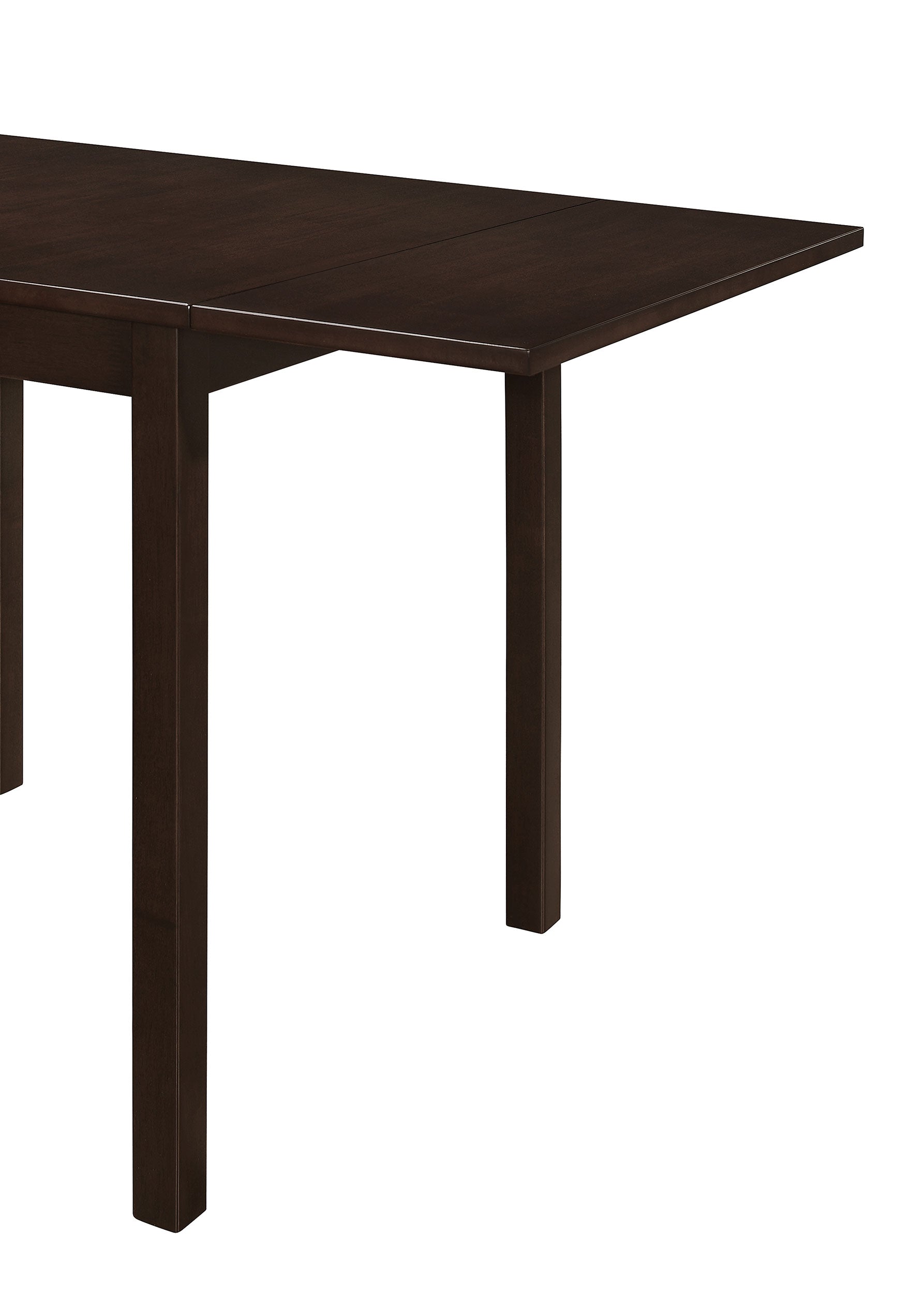 Kelso 3-piece Drop Leaf Dining Table Set Cappuccino and Tan-CoasterEveryday
