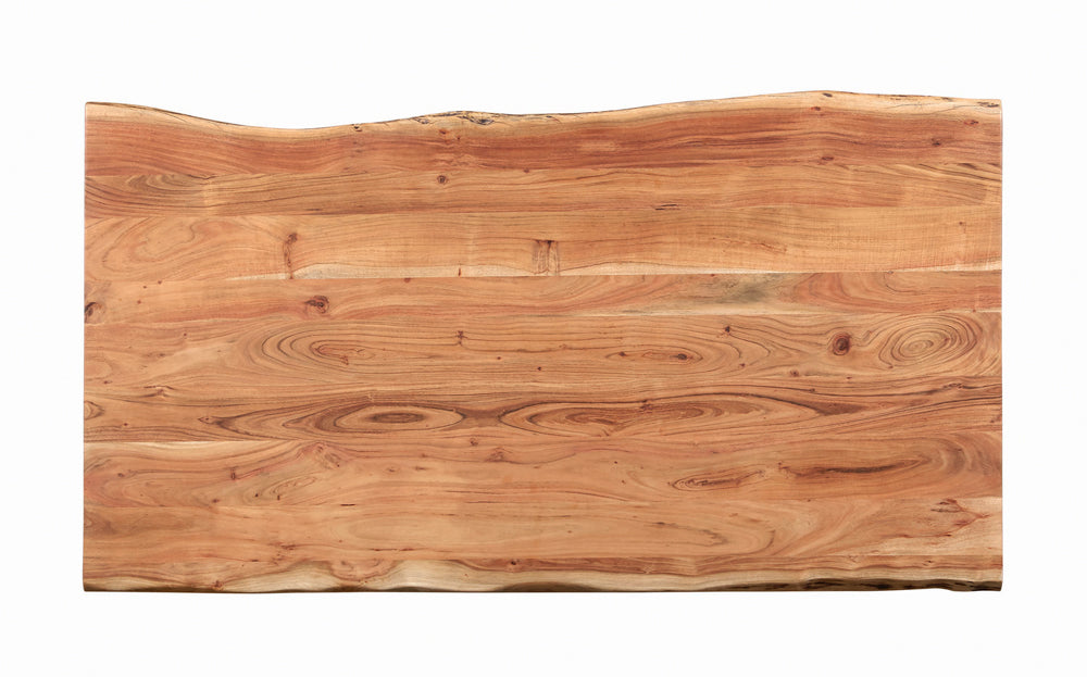 Sherman 71-inch Live Edge Dining Table Natural Acacia-CoasterElevations