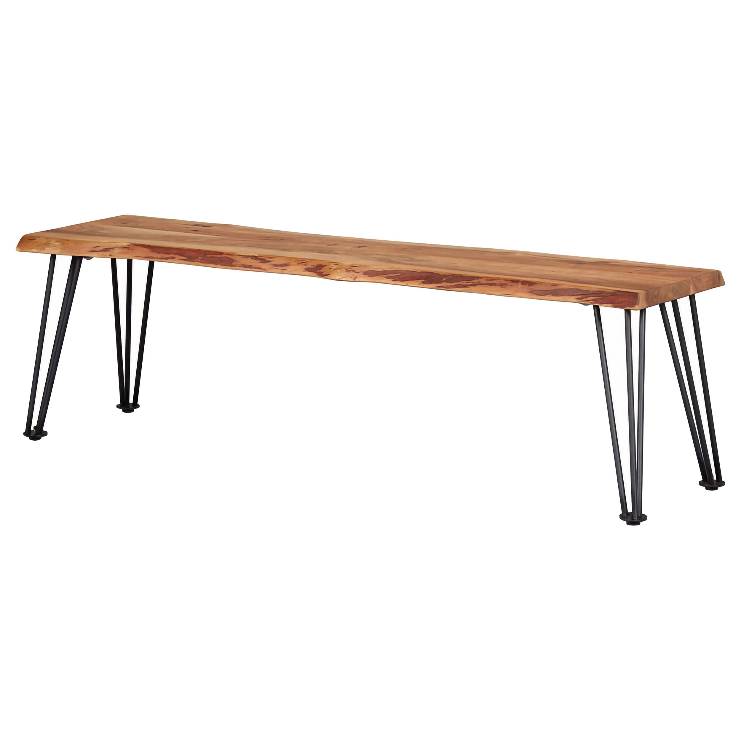 Sherman Wood Dining Bench Natural Acacia-CoasterEssence