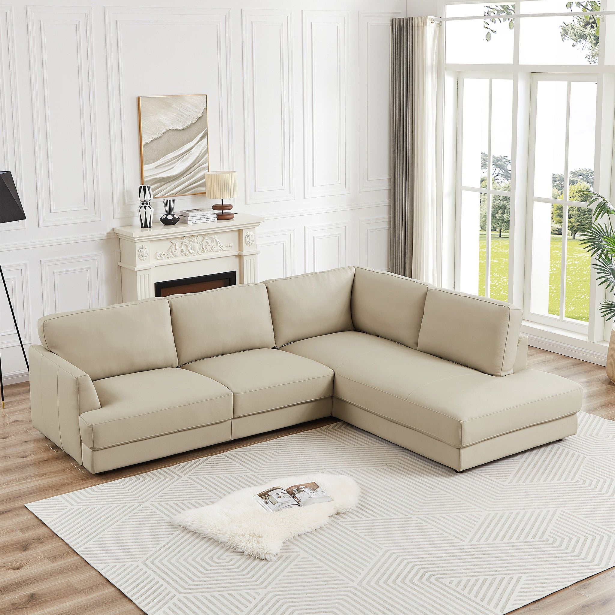 Glander - Comfortable Cozy Sectional Sofa
