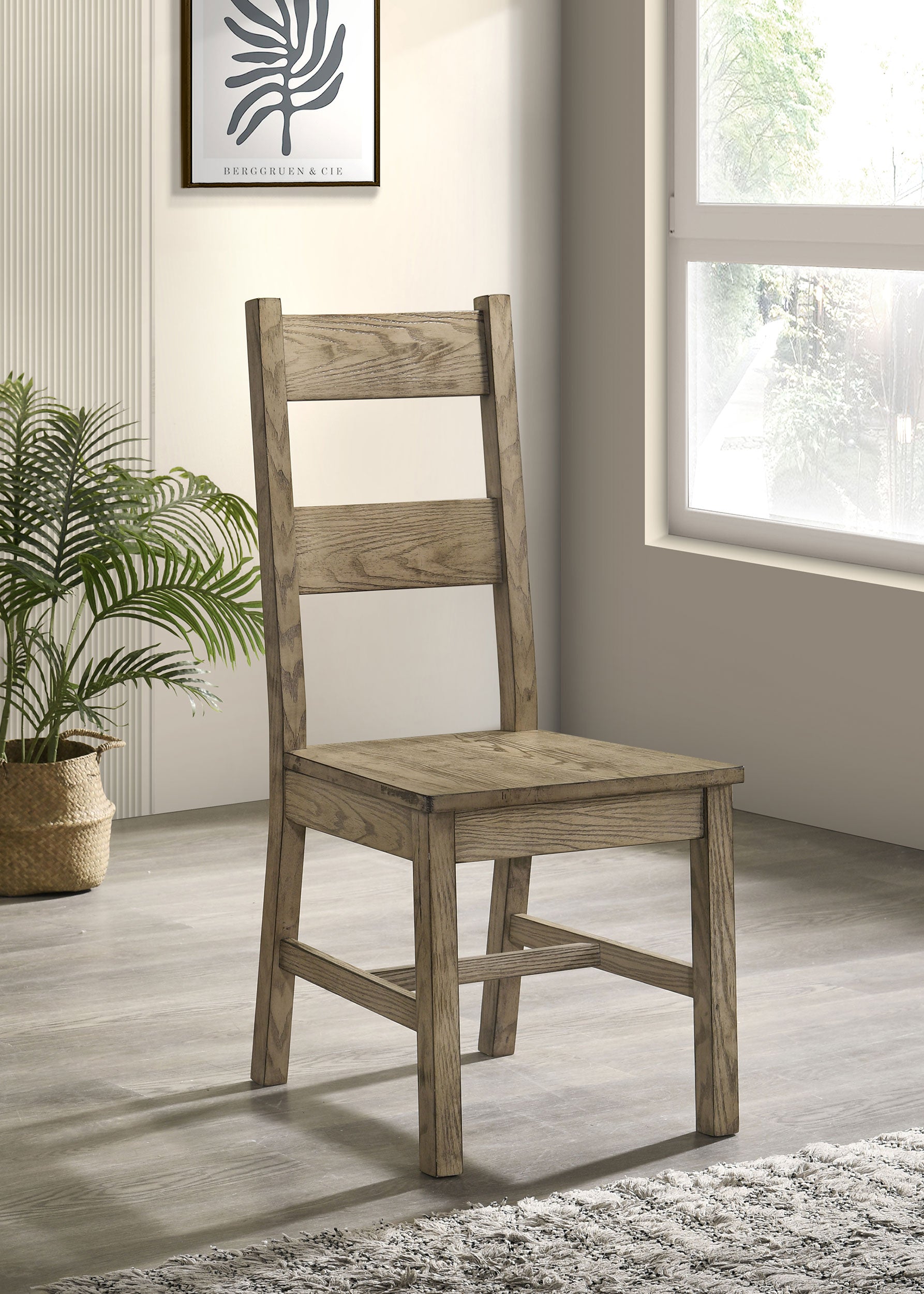 Cardova Solid Wood Dining Side Chair Vineyard Oak (Set of 2)-