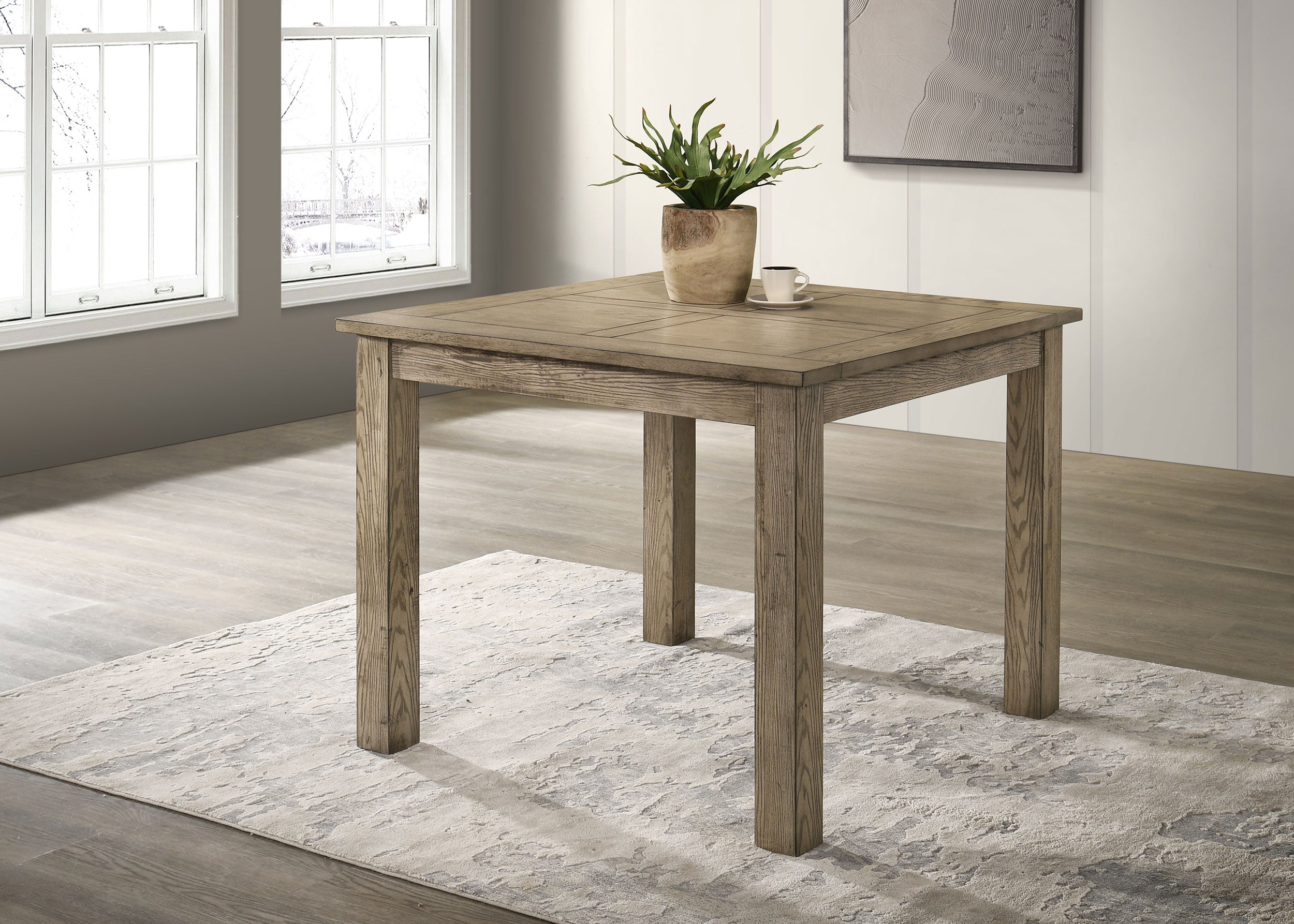 Cardova Square Counter Height Dining Table Vineyard Oak-