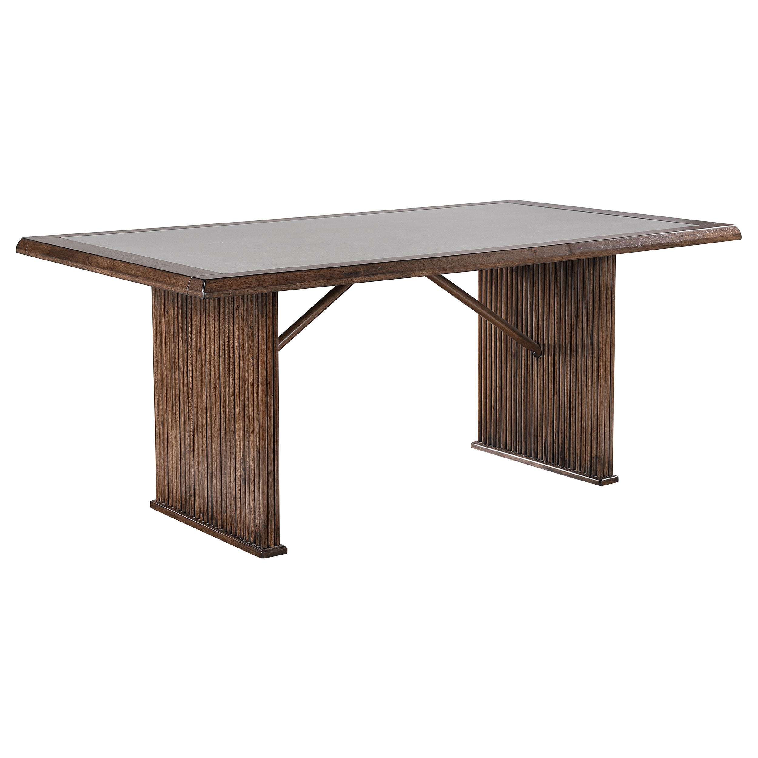 Sherwood 72-inch Rectangular Dining Table Brown-