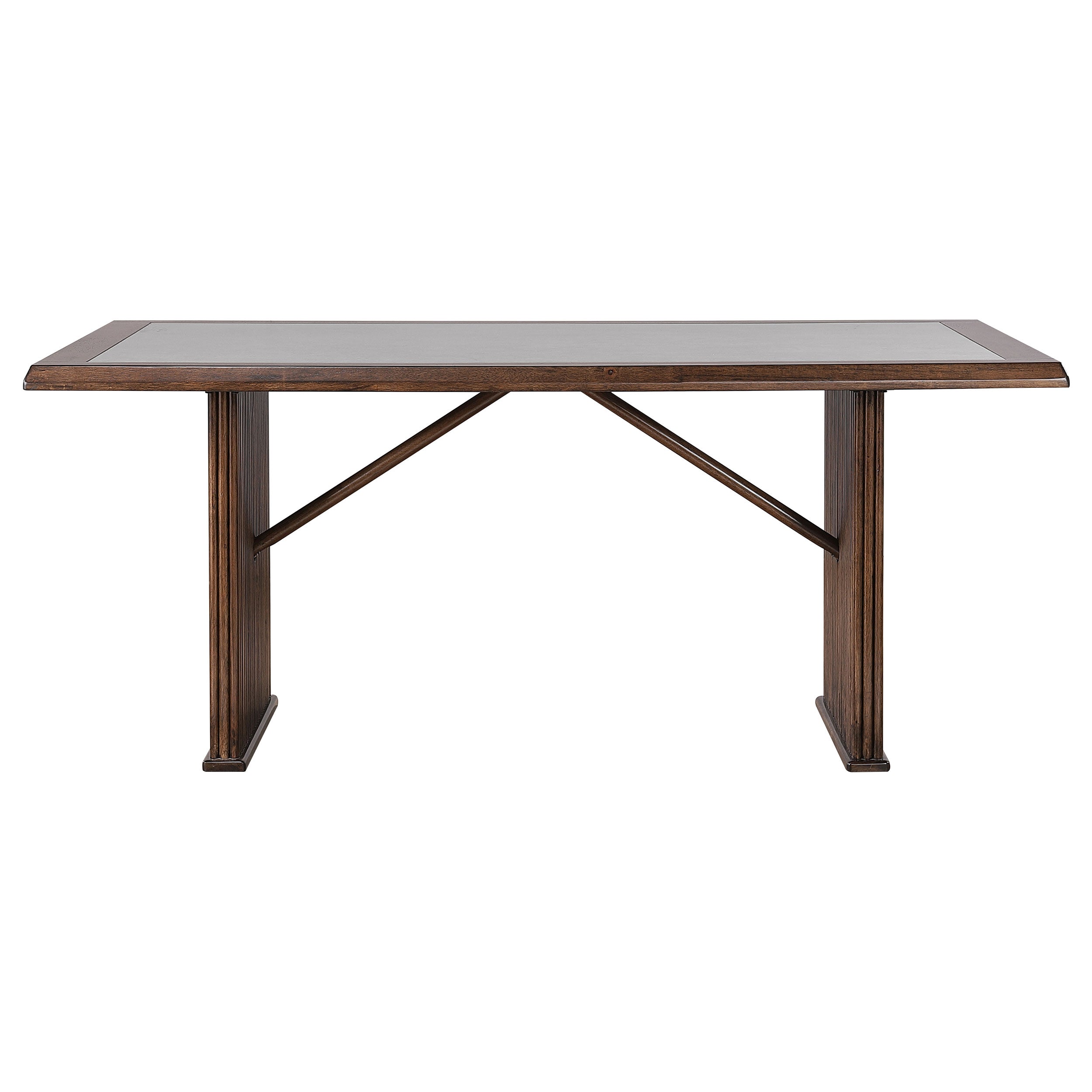 Sherwood 72-inch Rectangular Dining Table Brown-