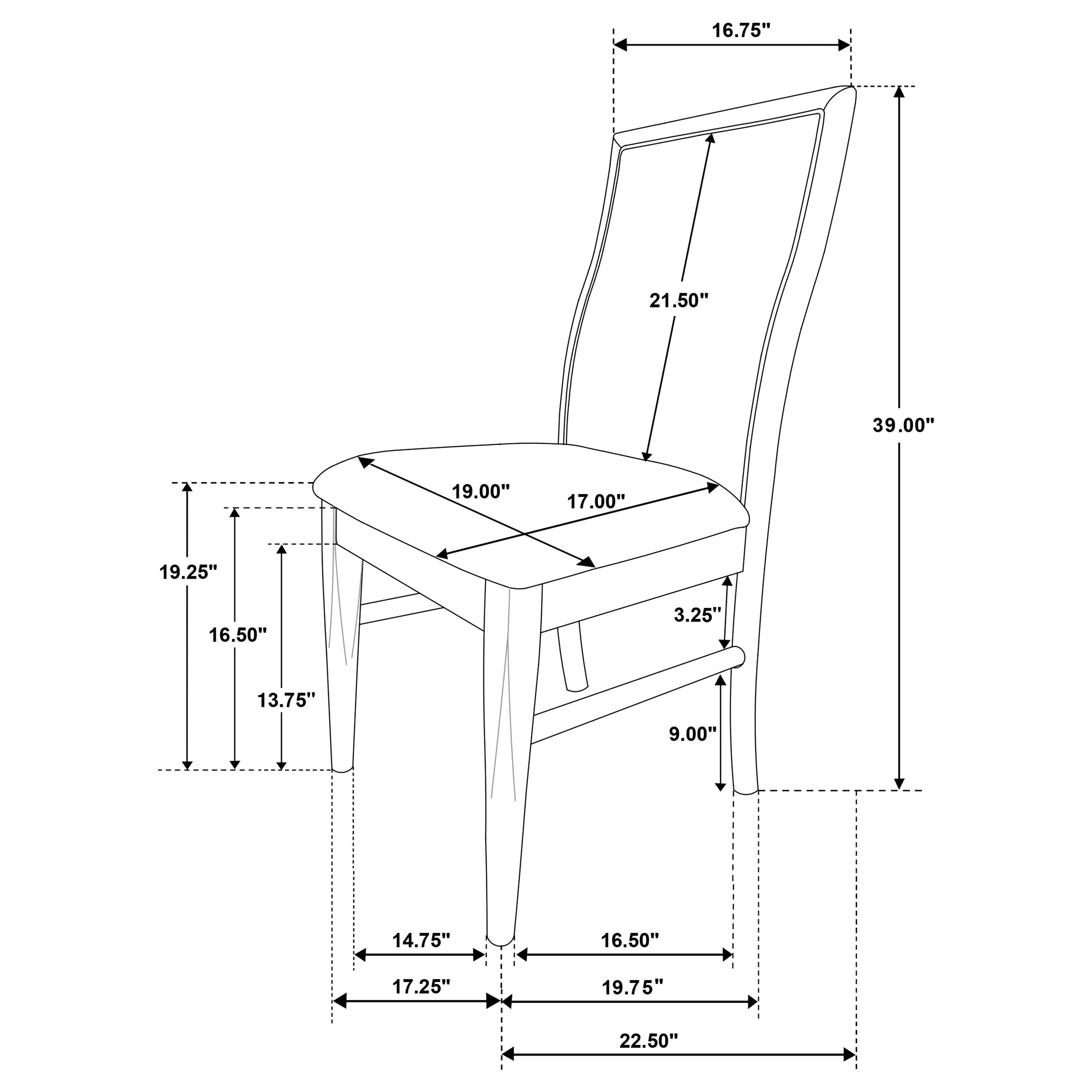 Adina Upholstered Dining Side Chair Barley (Set of 2)-