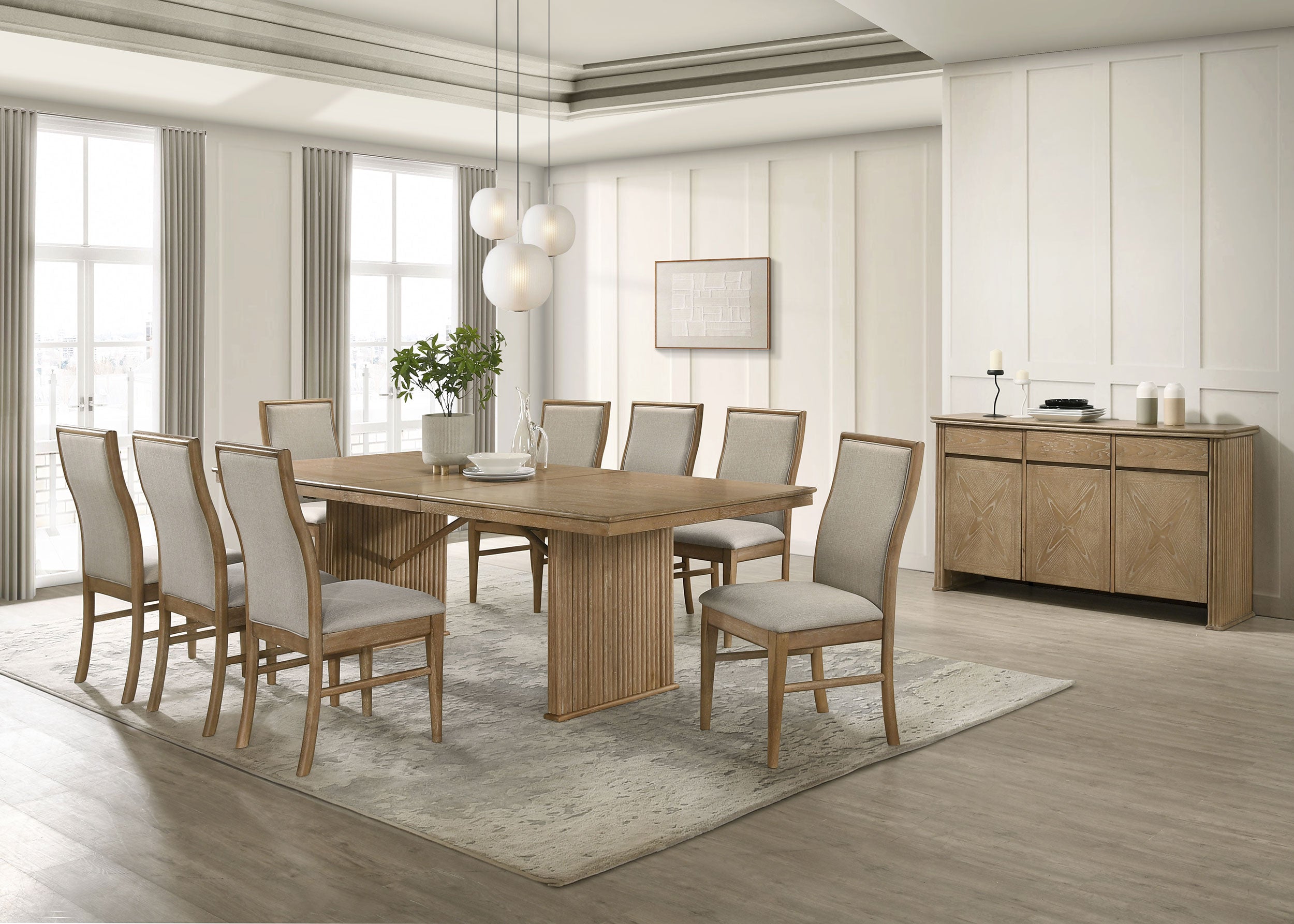 Adina Upholstered Dining Side Chair Barley (Set of 2)-