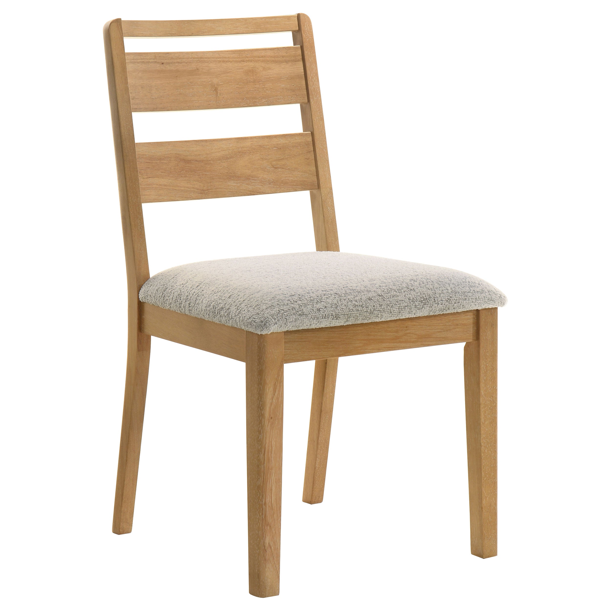 Duncan Ladder Back Dining Side Chair Washed Oak (Set of 2)-