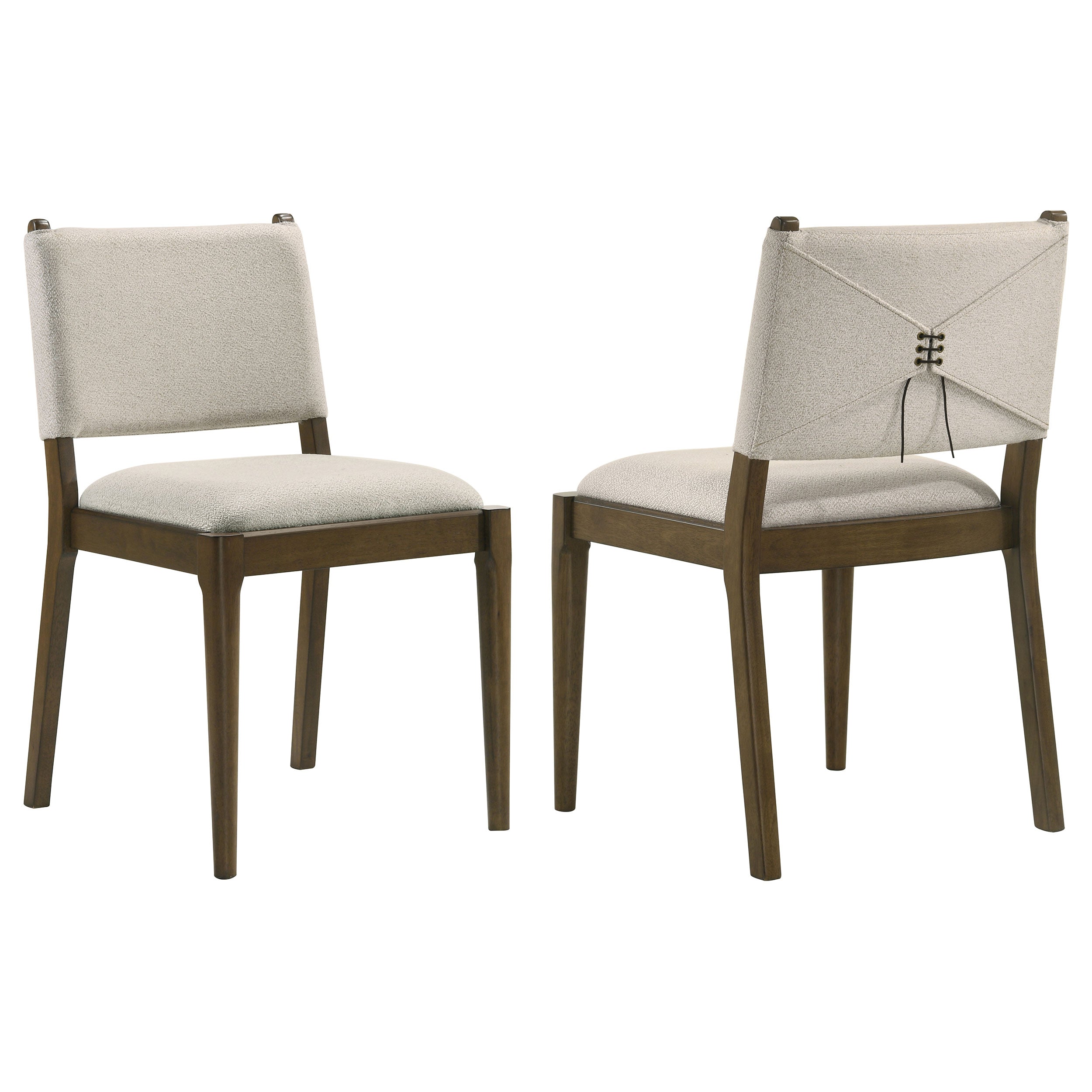 Ottowa Upholstered Dining Side Chair Brown (Set of 2)-