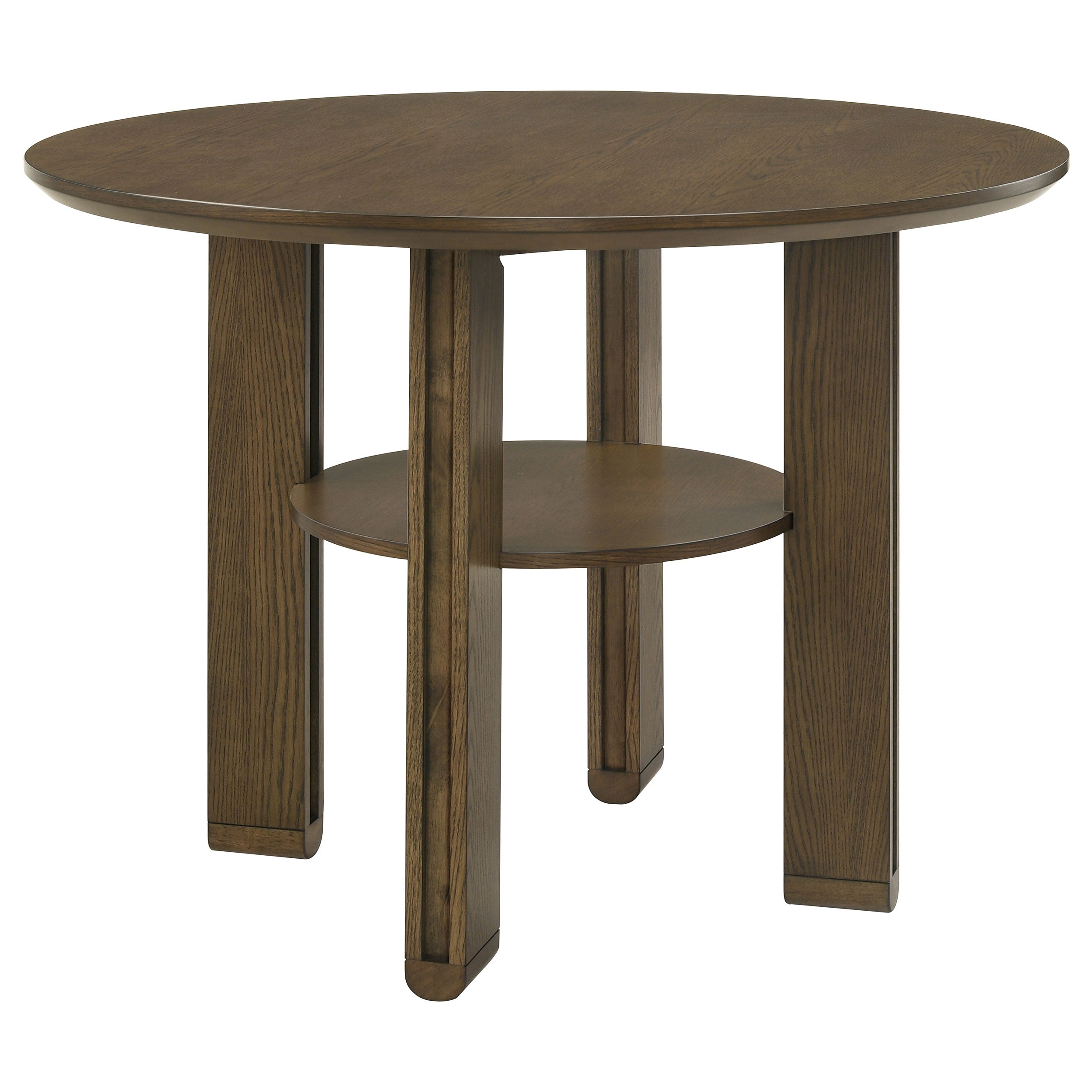 Ottowa 47-inch Round Counter Height Dining Table Brown-