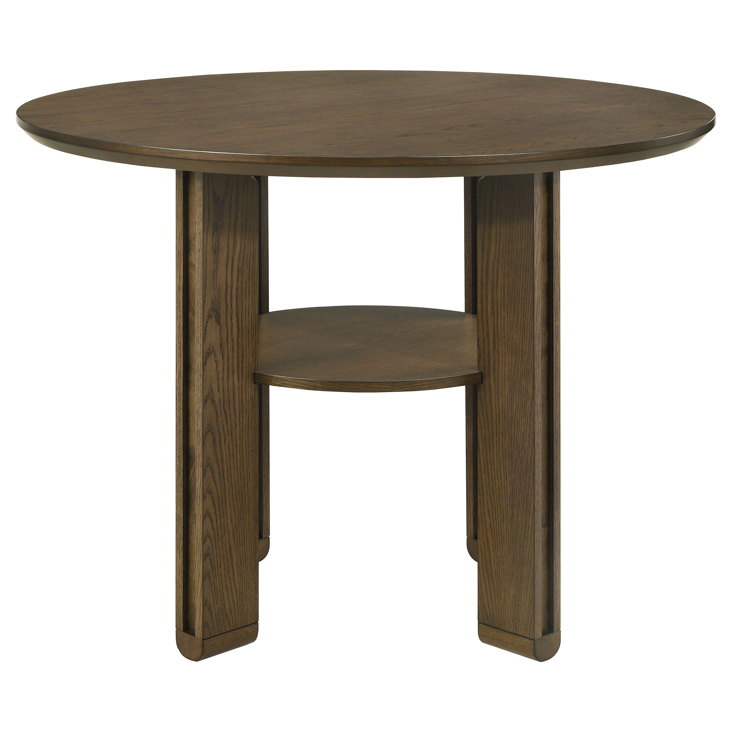 Ottowa 47-inch Round Counter Height Dining Table Brown-