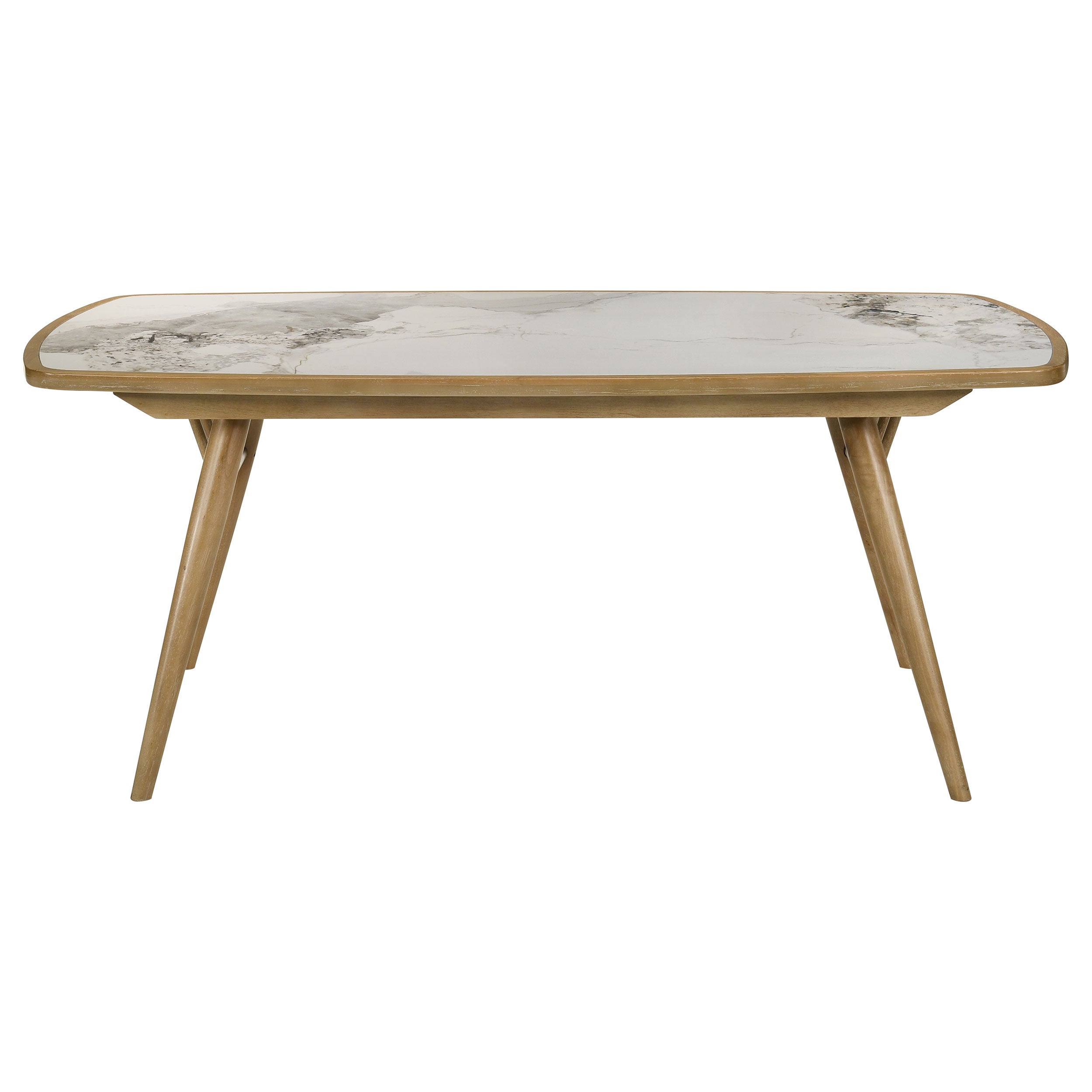 Croyden 73-inch Rectangular Dining Table Weathered Natural-