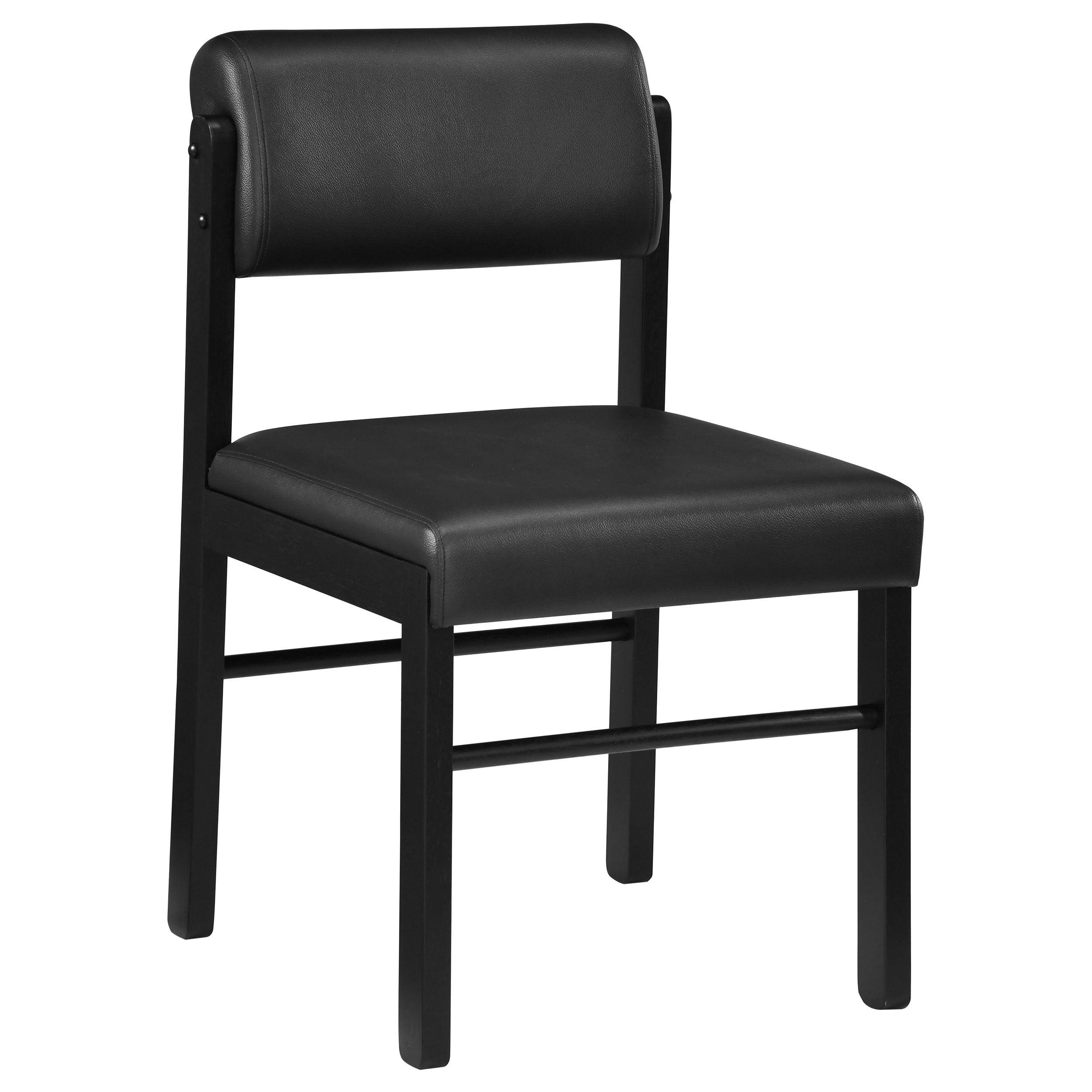 Kehoe Upholstered Dining Side Chair Black (Set of 2)-