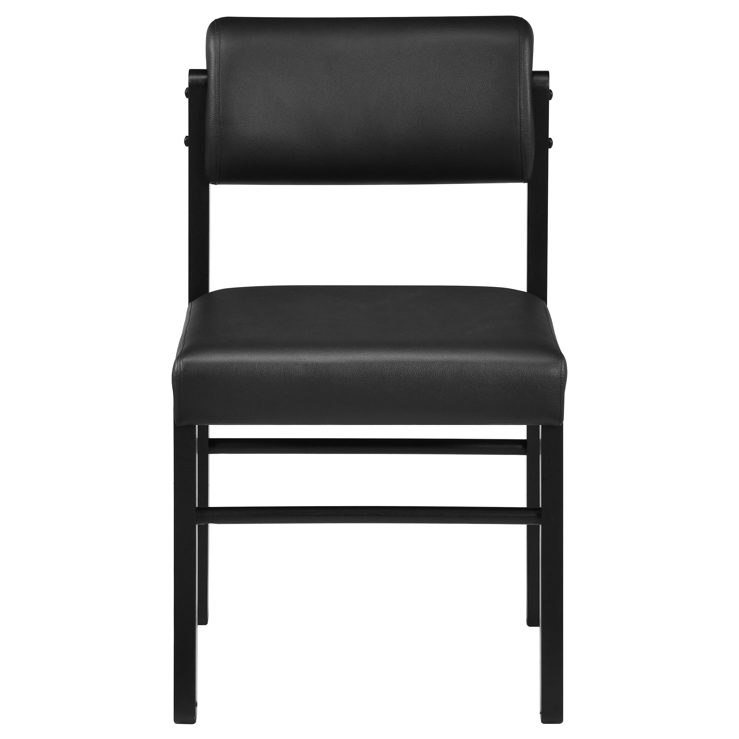 Kehoe Upholstered Dining Side Chair Black (Set of 2)-