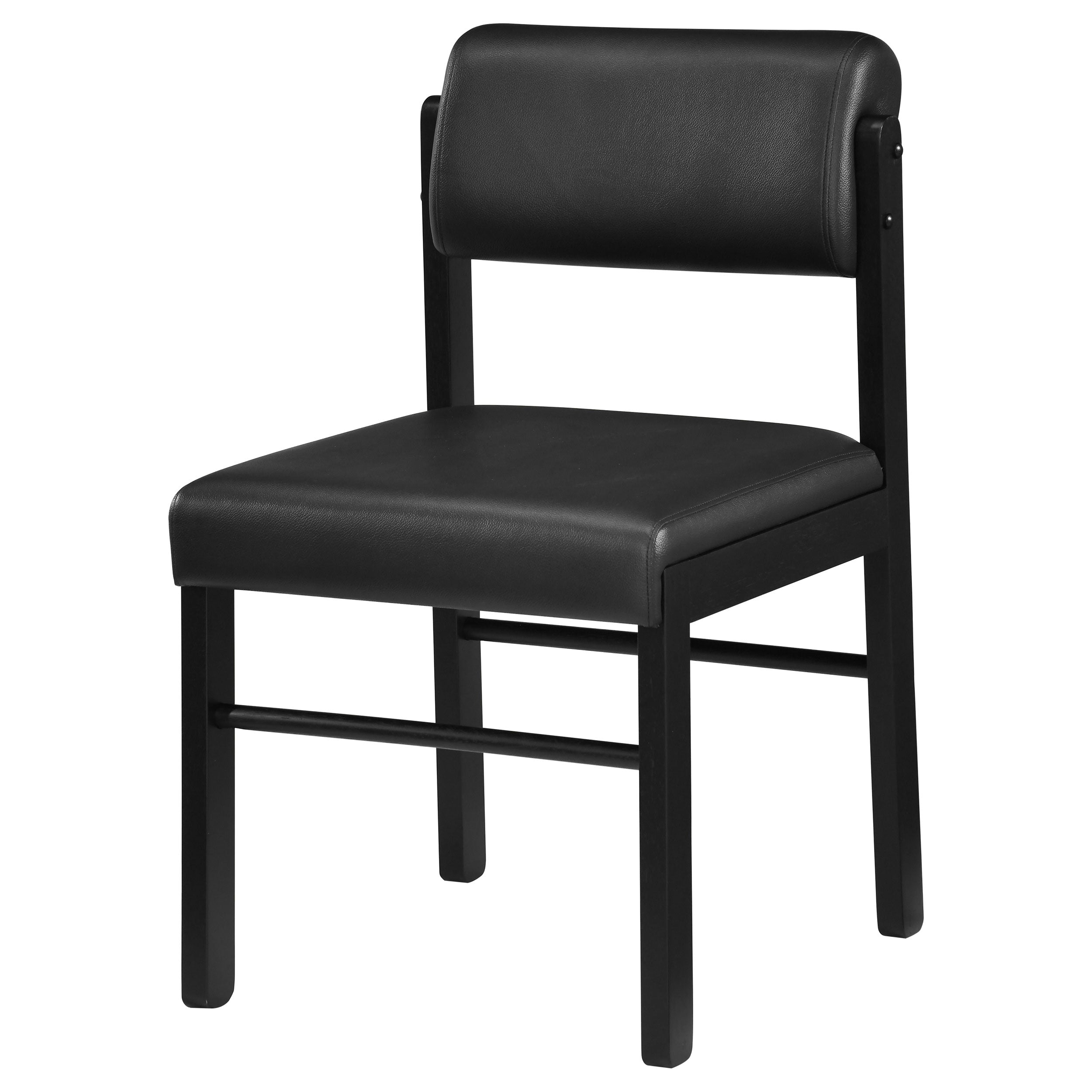 Kehoe Upholstered Dining Side Chair Black (Set of 2)-