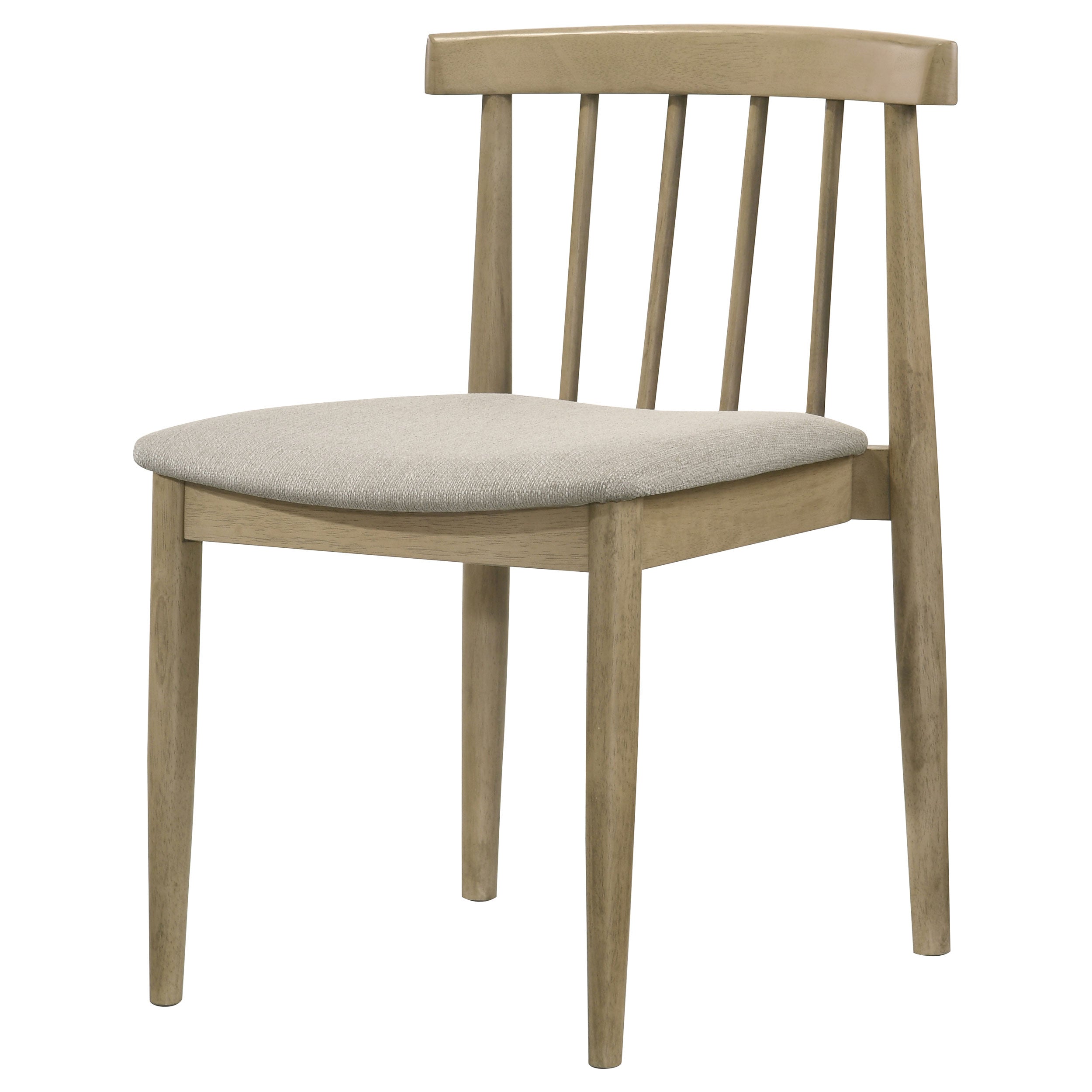Cullen Dining Side Chair Upholstered Seat Natural Oak (Set of 2)-
