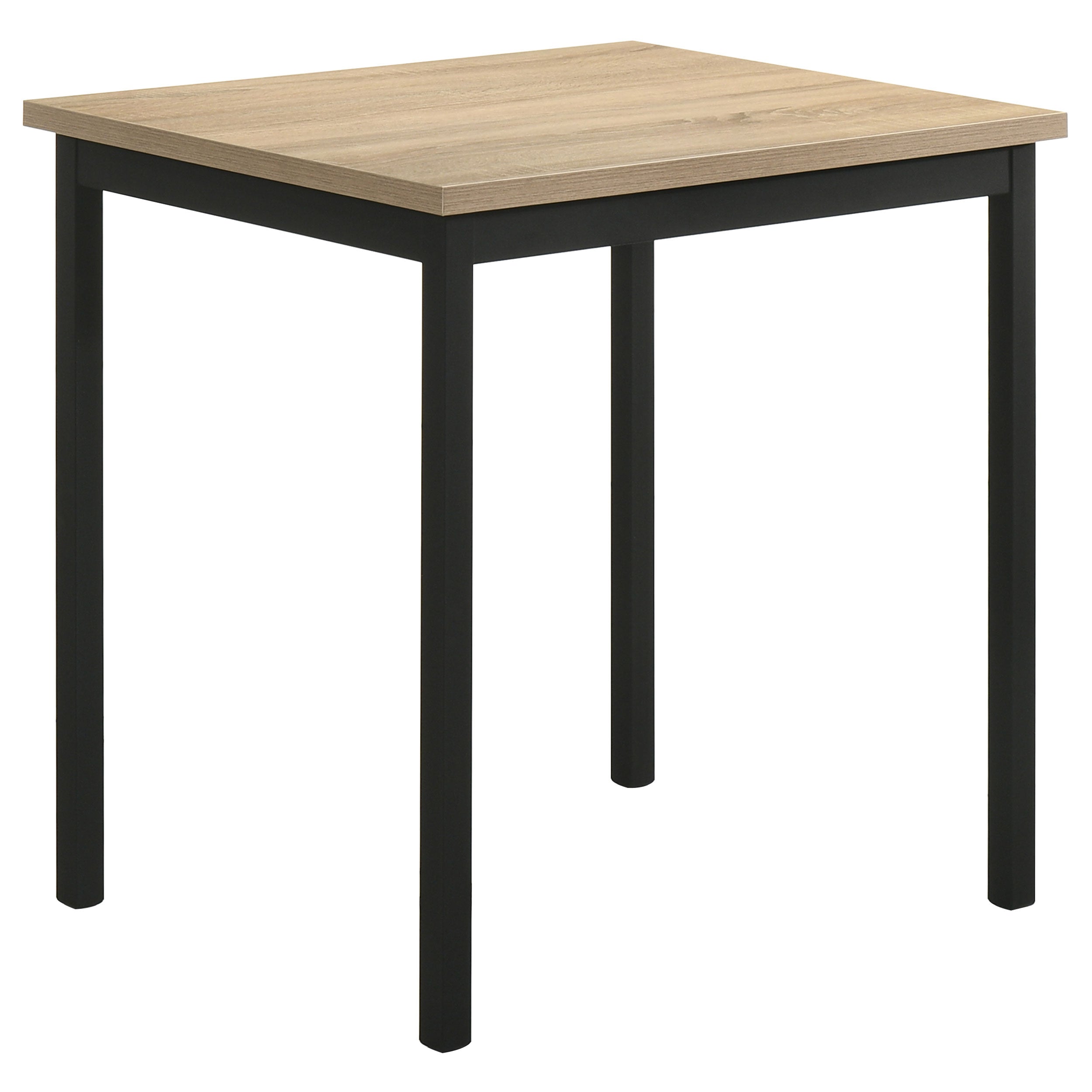 Garza Space Saving Rectangular Dining Table Greige Oak-