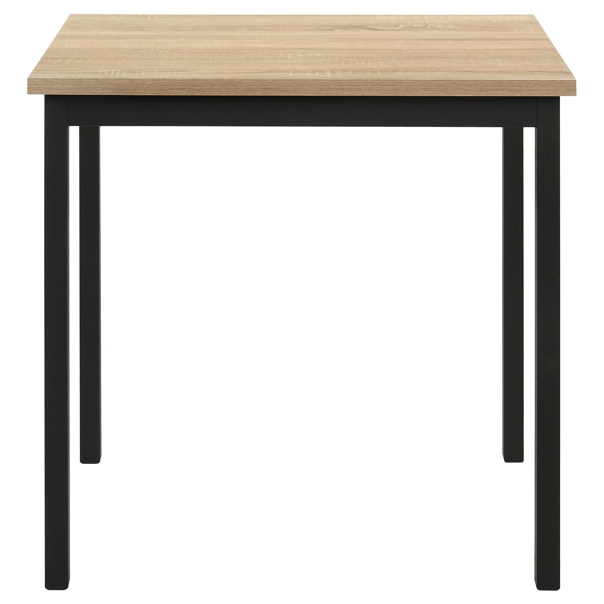 Garza Space Saving Rectangular Dining Table Greige Oak-