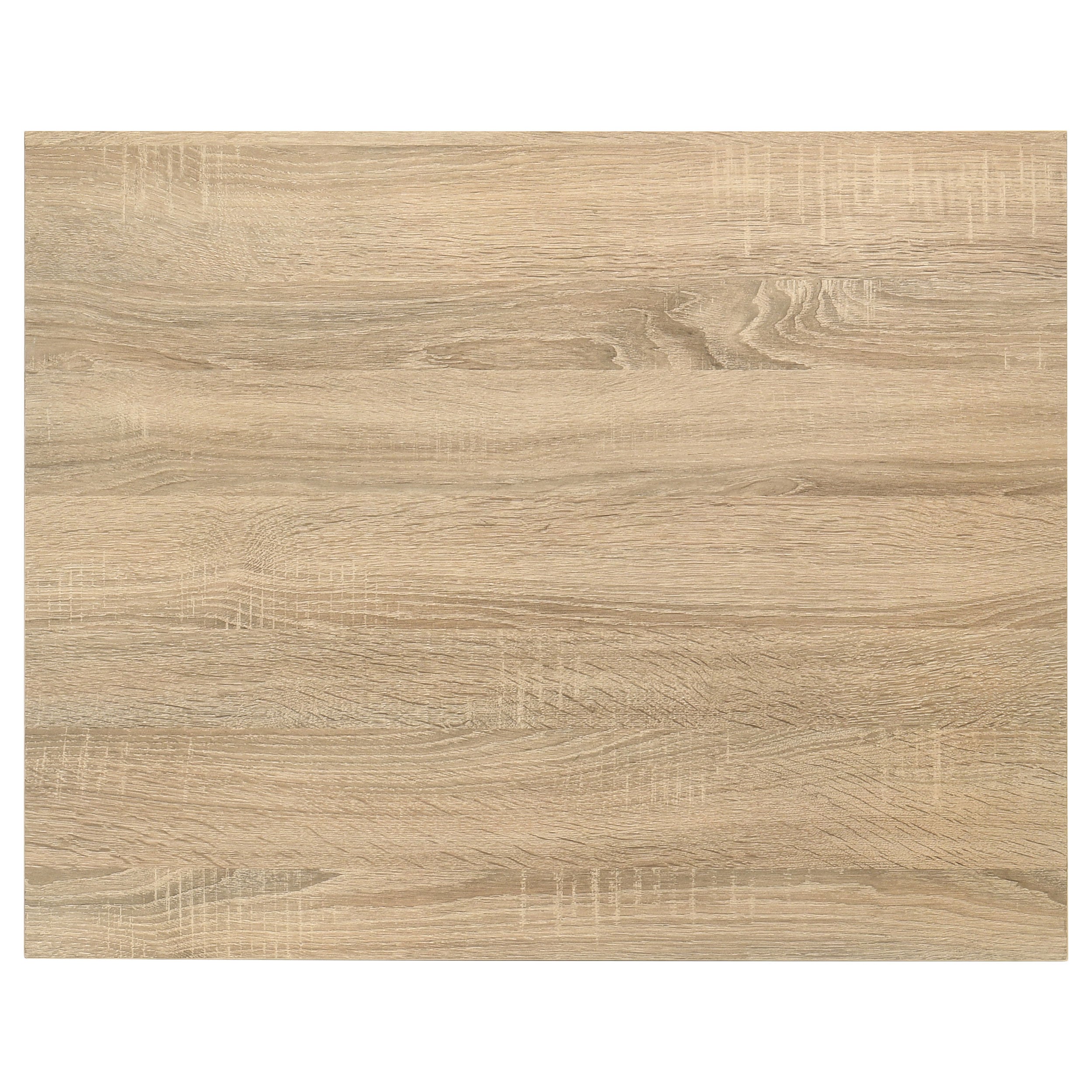 Garza Space Saving Rectangular Dining Table Greige Oak-
