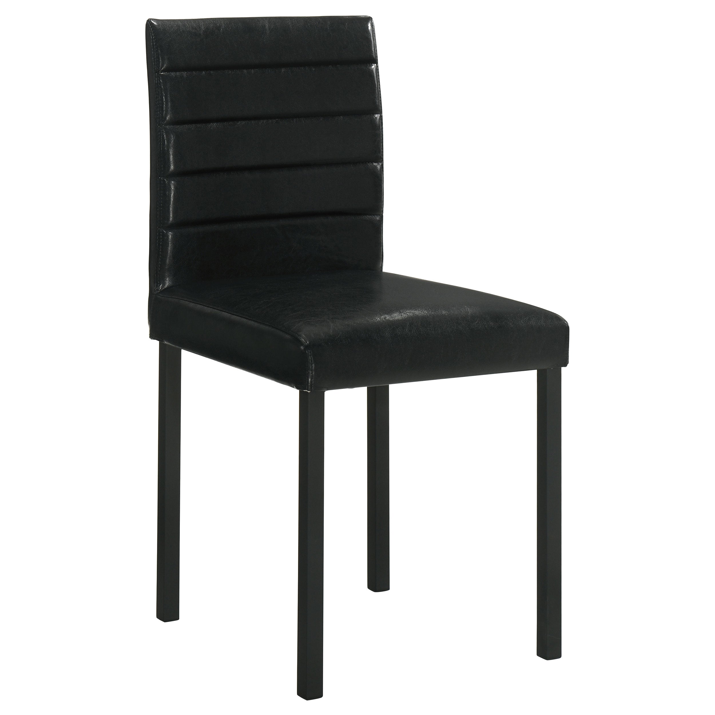 Garza Upholstered Dining Side Chair Black (Set of 4)-