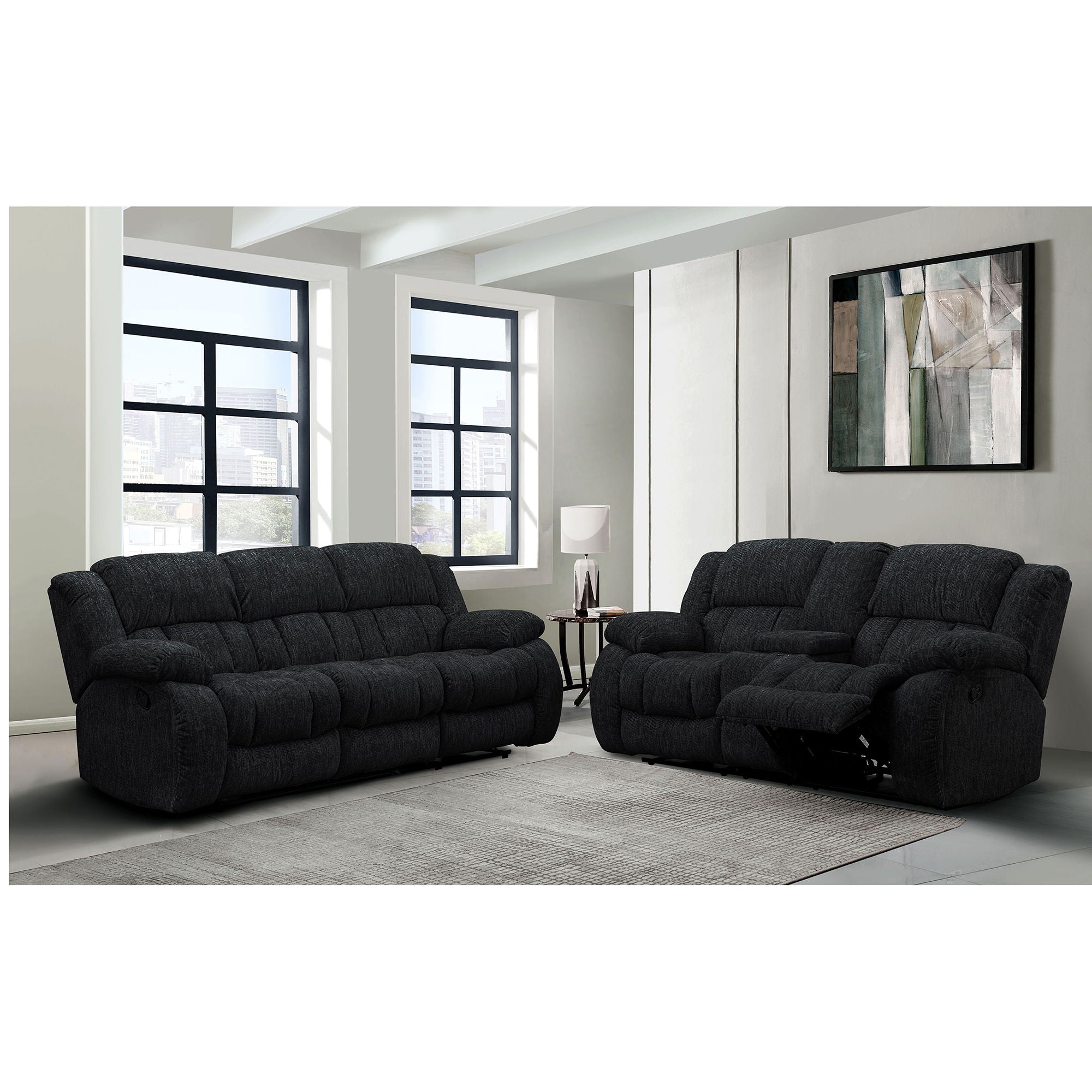 Stonic - Console Reclining Loveseat